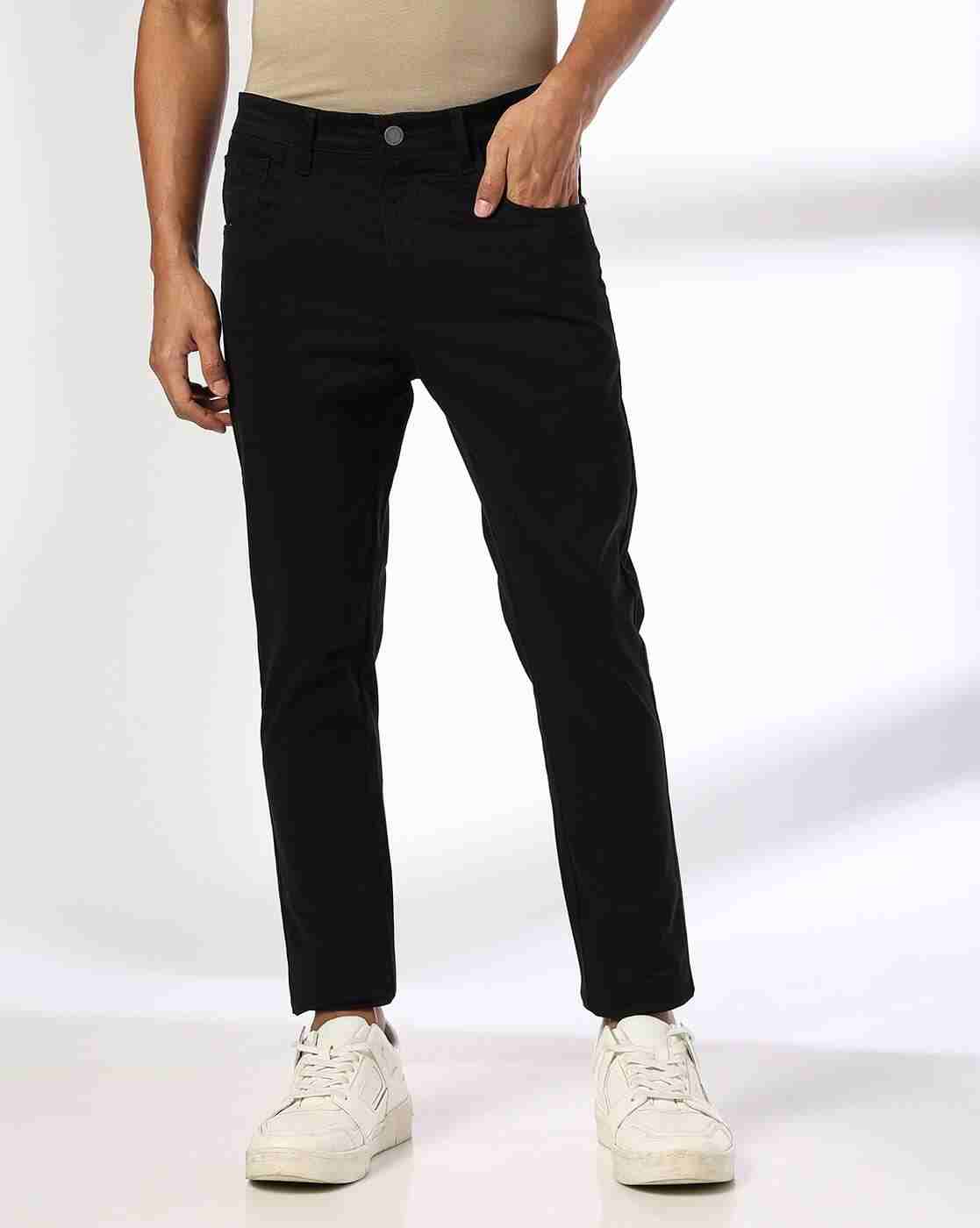 JOHN PLAYERS | Men Skinny Fit Flat-Front Chinos|3