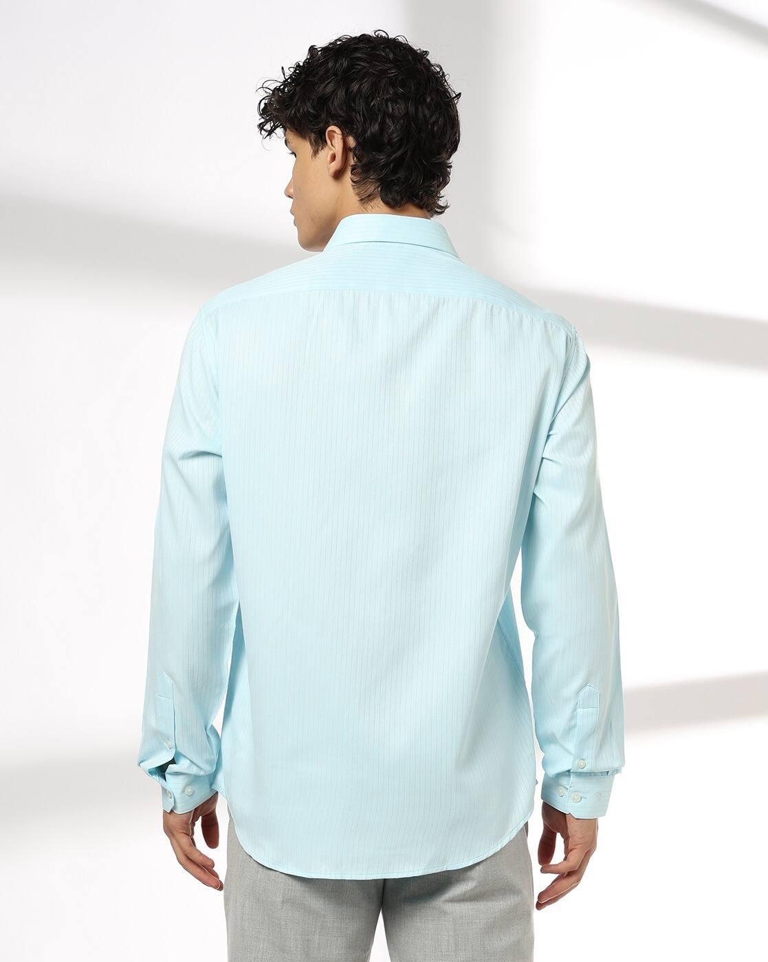 John Players | Men Striped Regular Fit Shirt|2