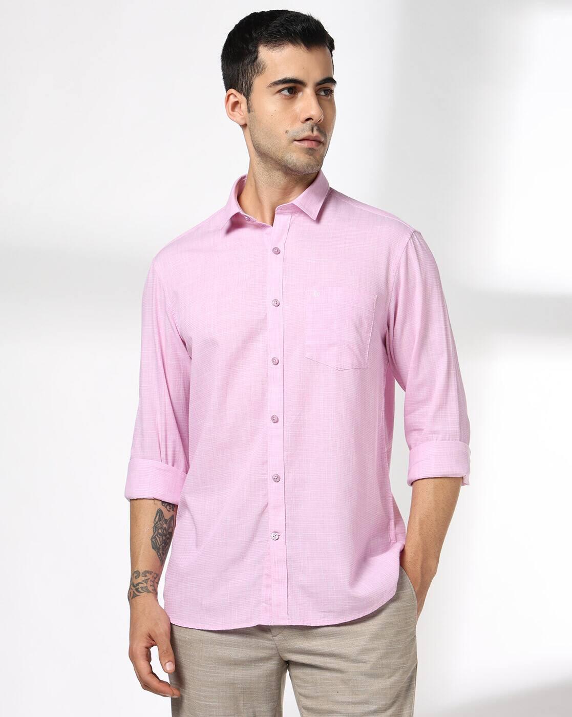 Men Cotton Slim Fit Casual Shirt