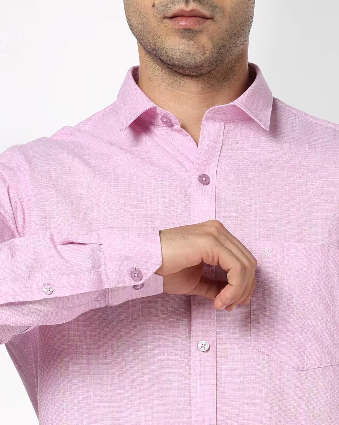 John Players | Men Cotton Slim Fit Casual Shirt|4