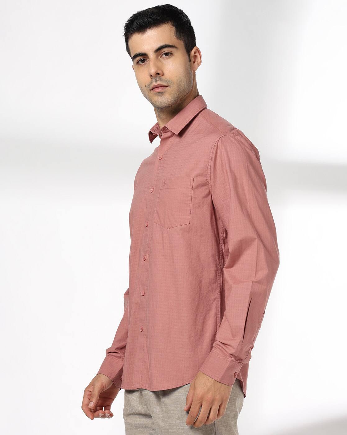 John Players | Men Slim Fit Casual Shirt|1