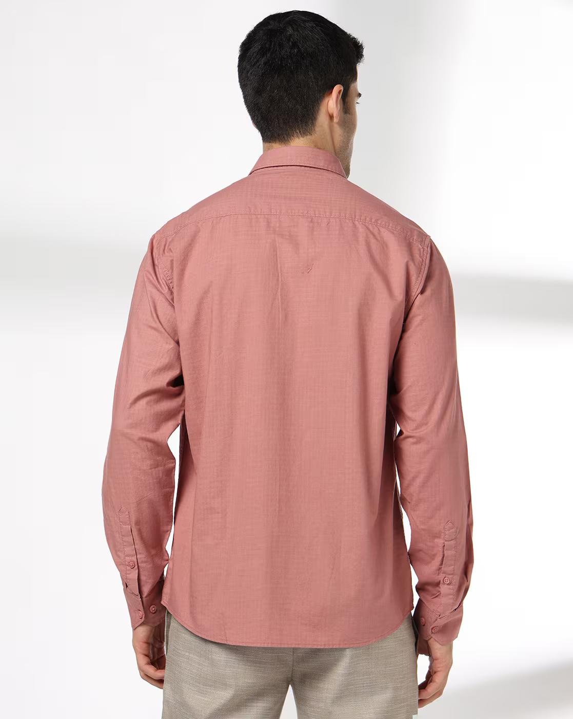 John Players | Men Slim Fit Casual Shirt|2