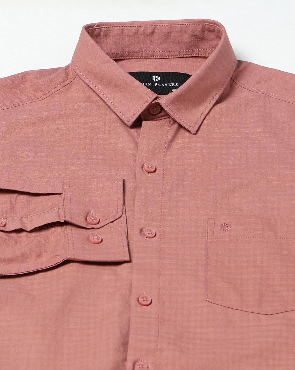 John Players | Men Slim Fit Casual Shirt|5