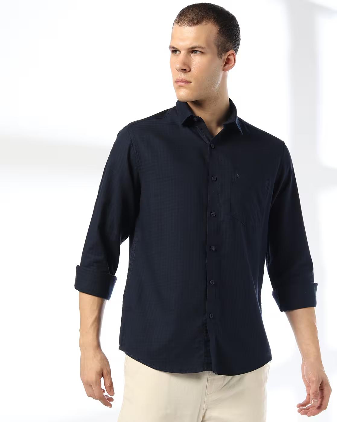 Men Slim Fit Casual Shirt