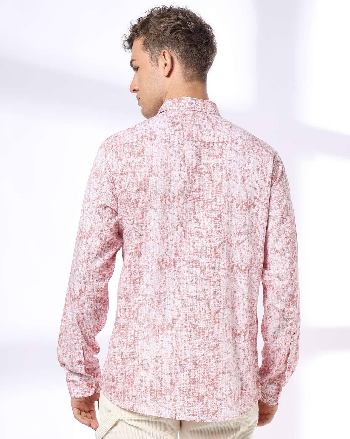 John Players | Men Cotton Slim Fit Casual Shirt|2
