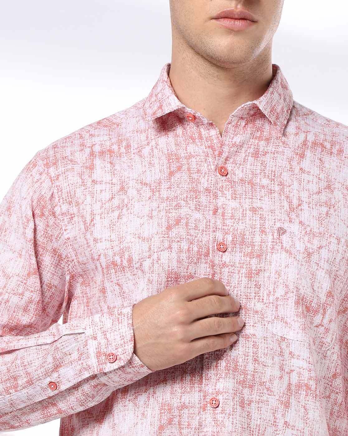 John Players | Men Cotton Slim Fit Casual Shirt|4