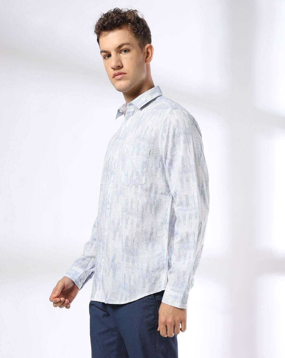 John Players | Men Slim Fit Casual Shirt|1