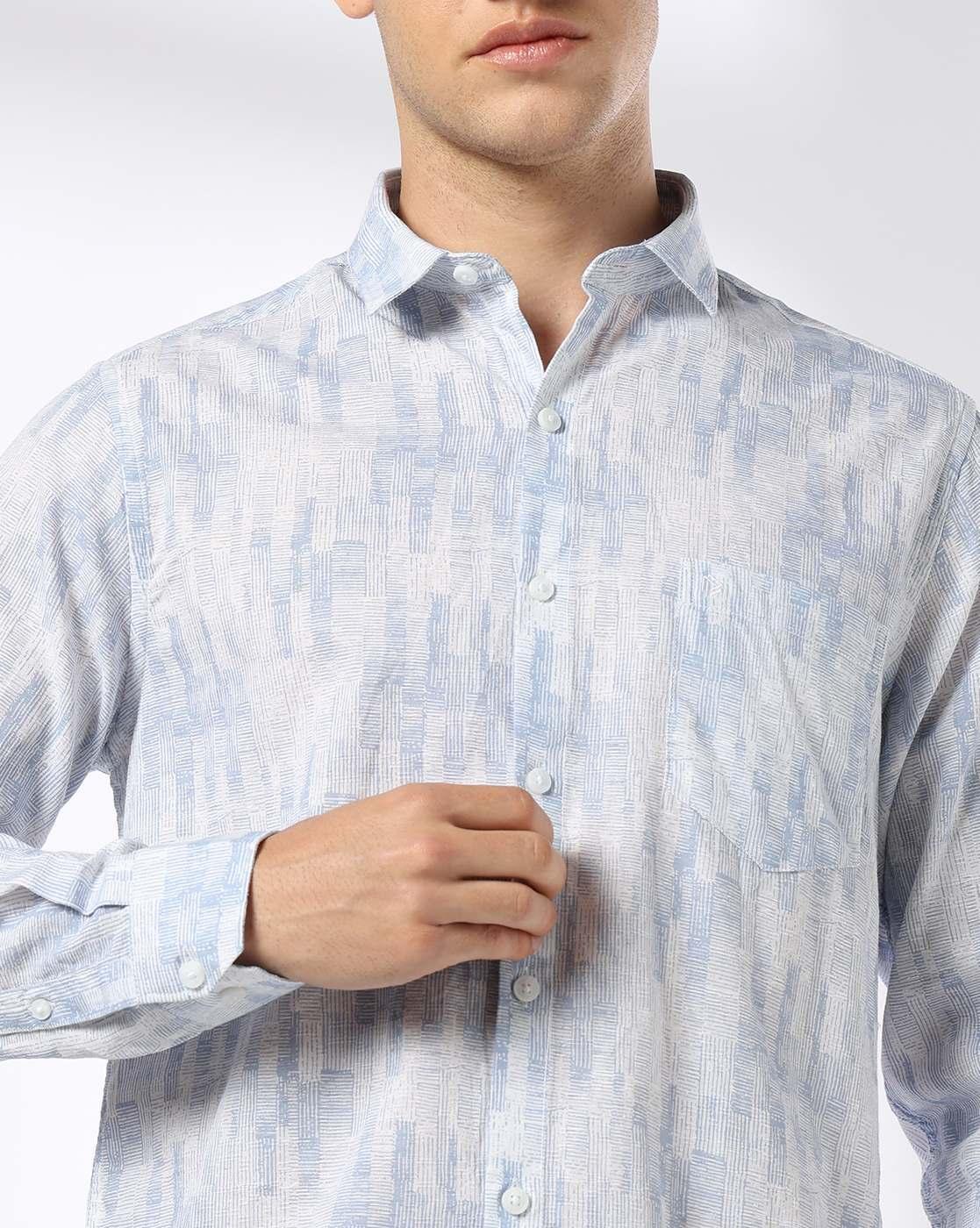 John Players | Men Slim Fit Casual Shirt|4