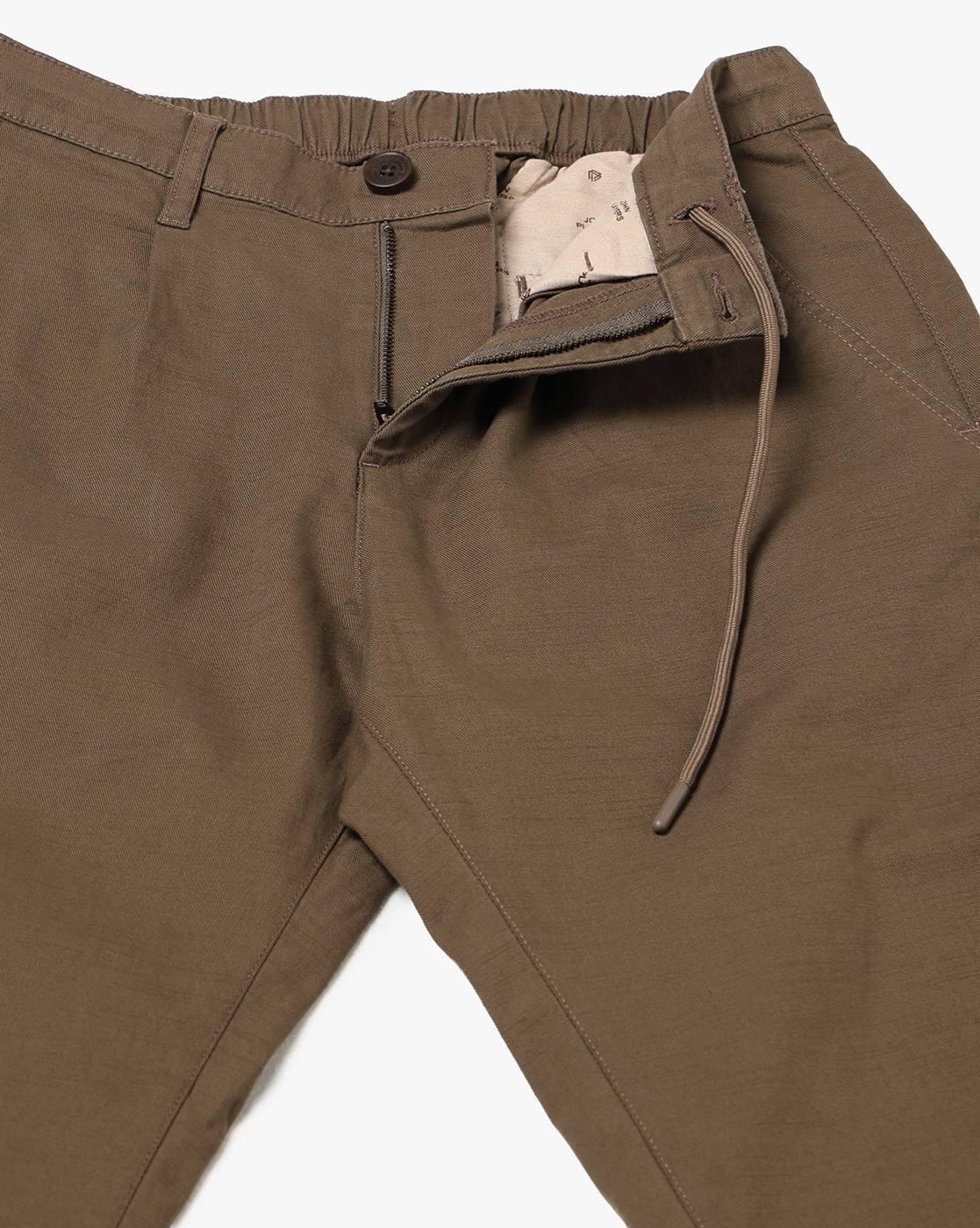 John Players | Men Comfort Fit Pleated Chinos|4