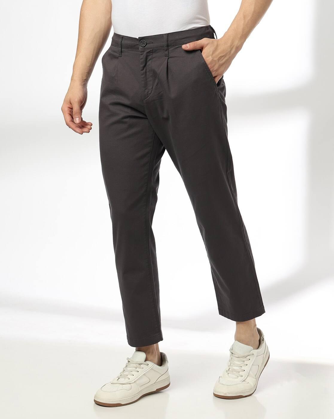 John Players | Men Comfort Fit Pleated Chinos|0