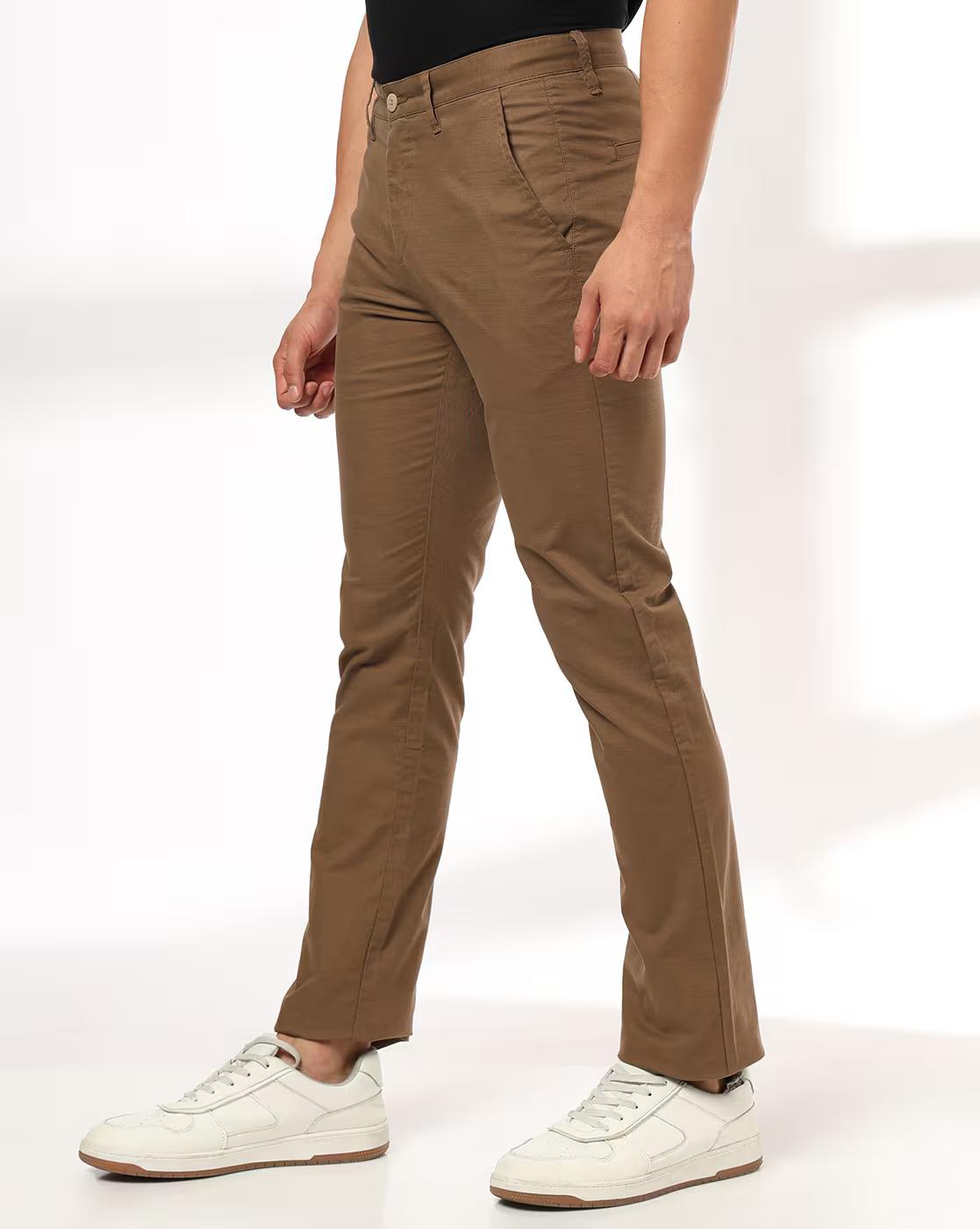 John Players | Men Straight Fit Chinos|1