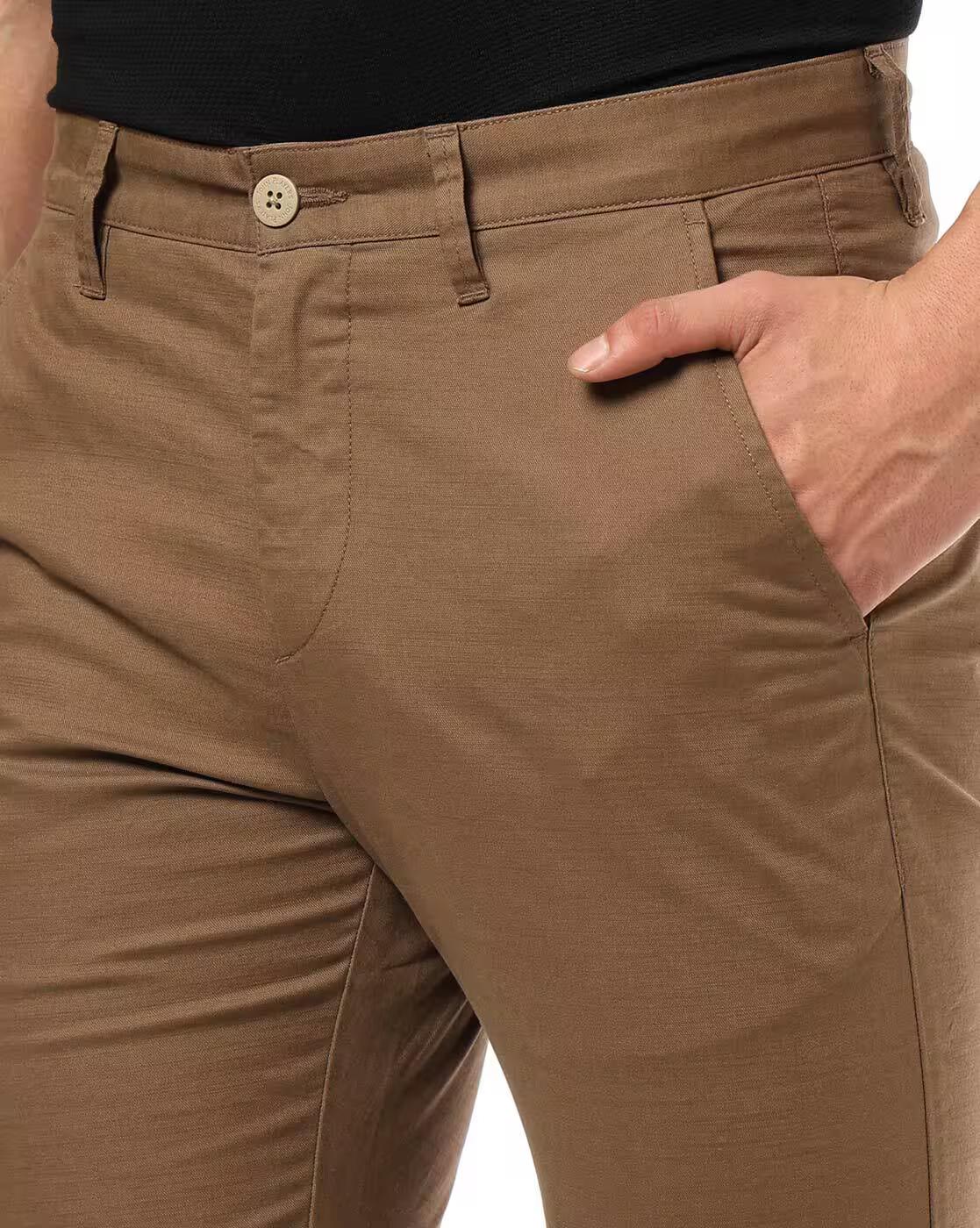John Players | Men Straight Fit Chinos|3