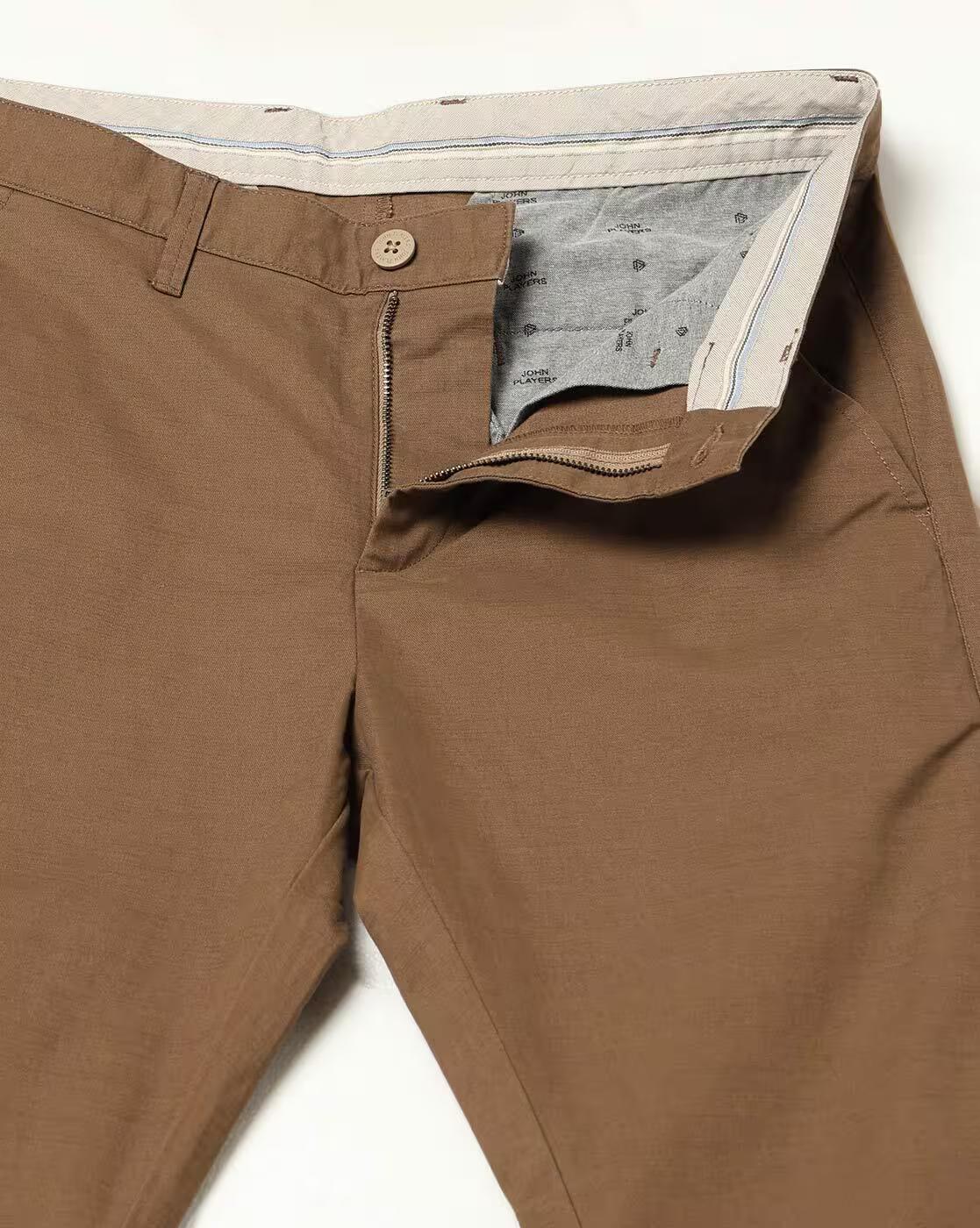 John Players | Men Straight Fit Chinos|4