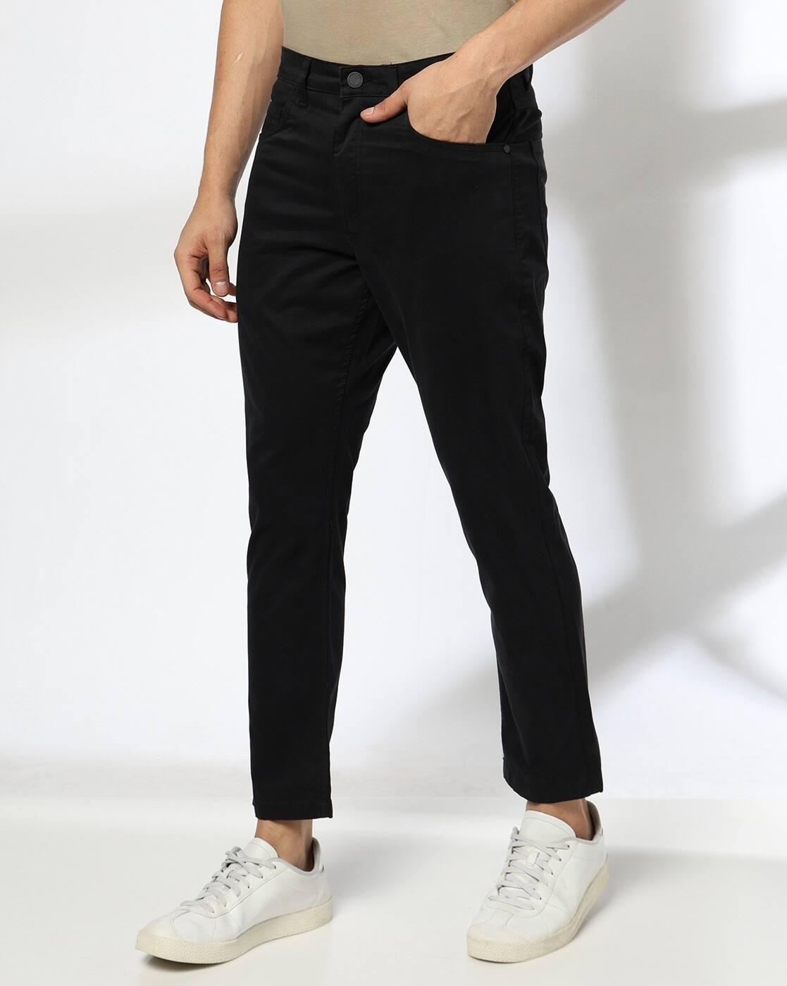 Men Slim Fit Mid-Rise Chinos