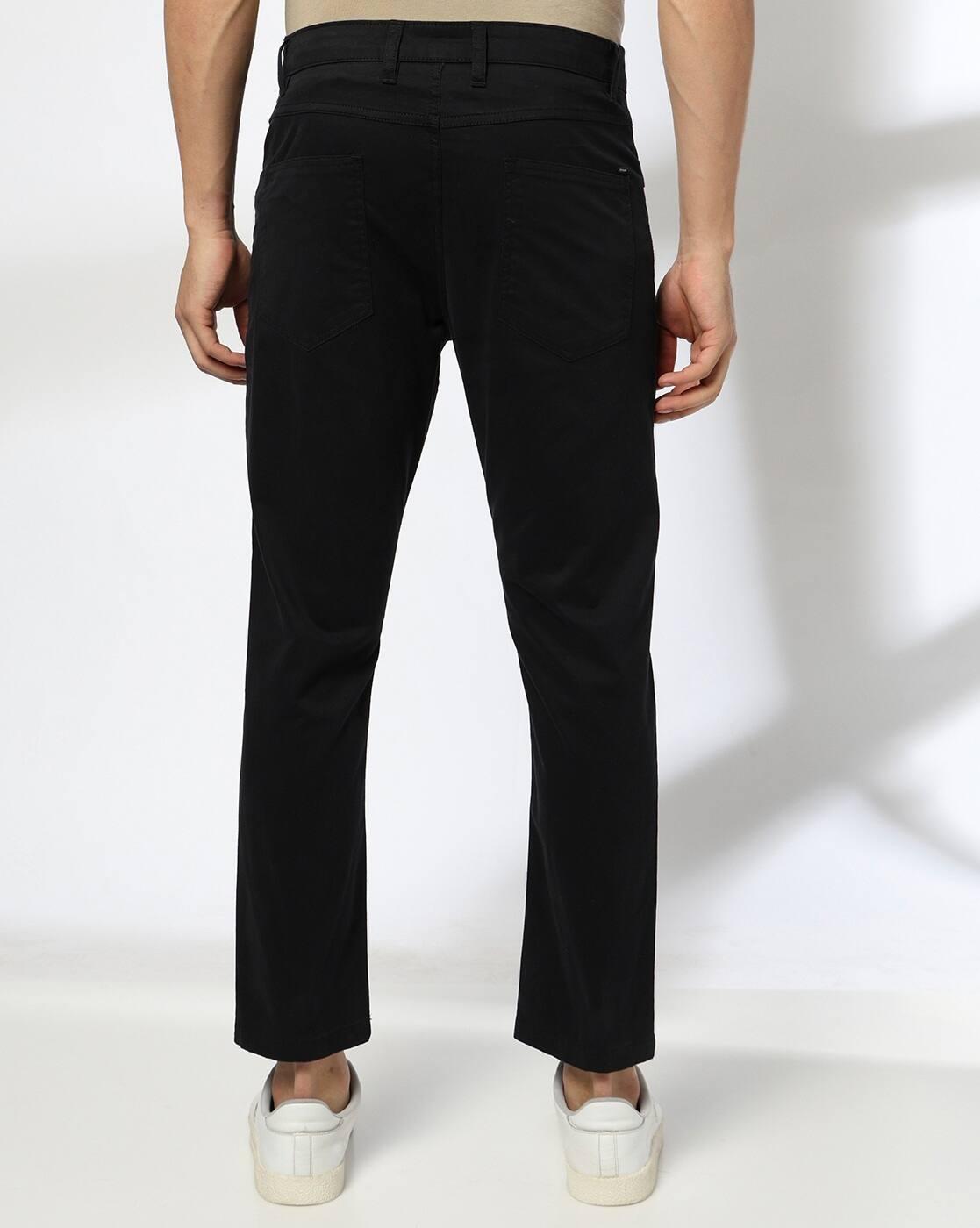 John Players | Men Slim Fit Mid-Rise Chinos|2
