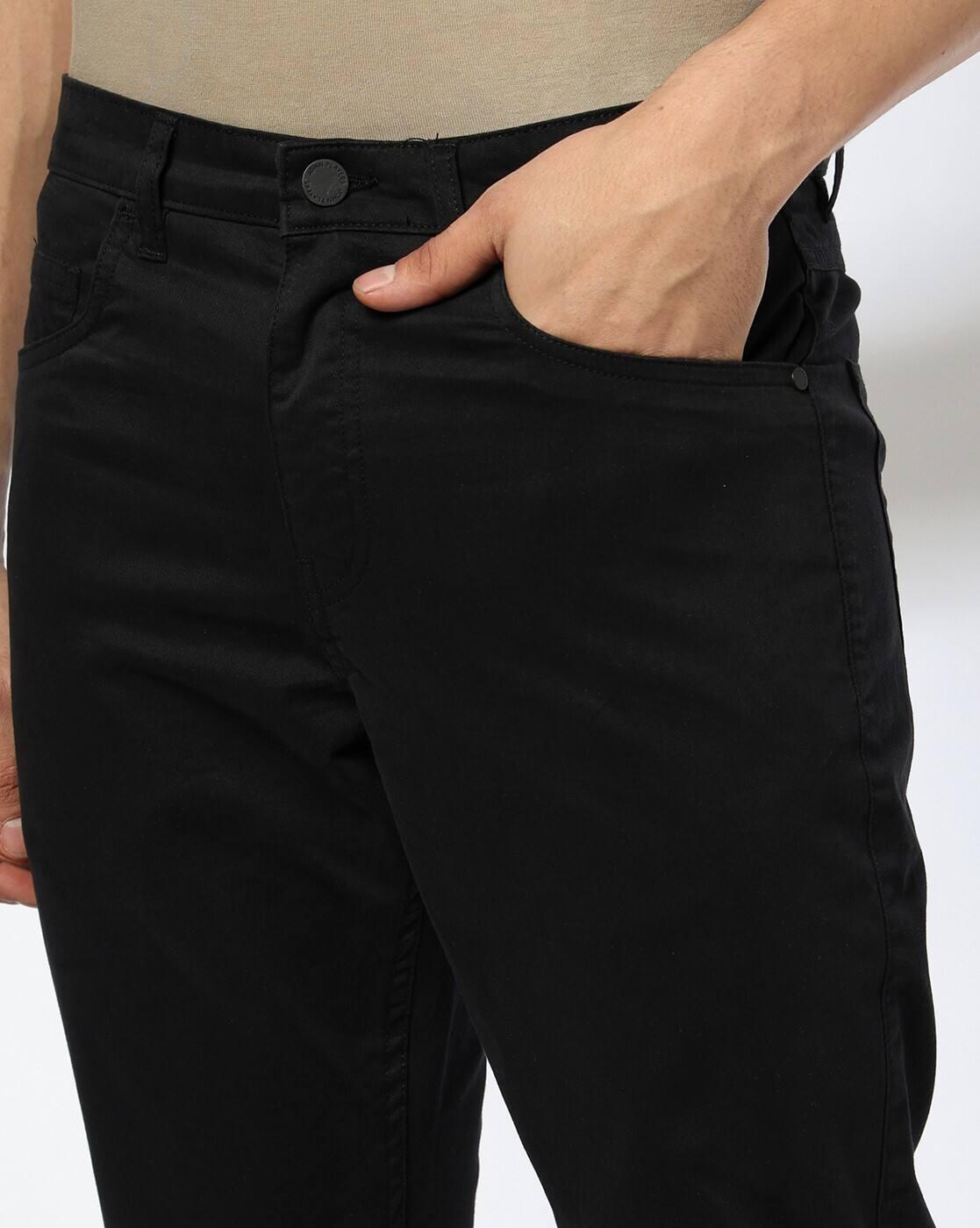 John Players | Men Slim Fit Mid-Rise Chinos|3