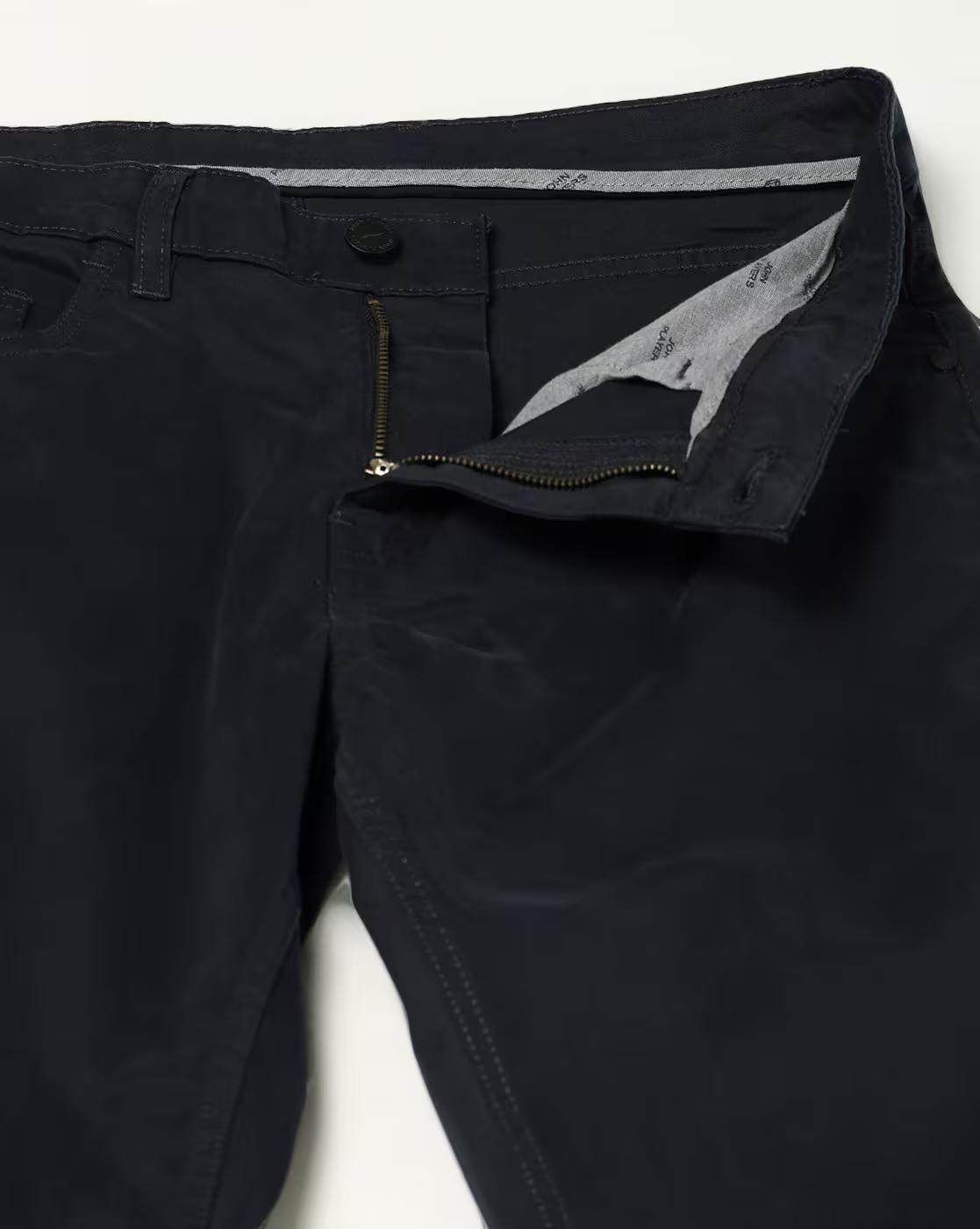 John Players | Men Slim Fit Mid-Rise Chinos|4