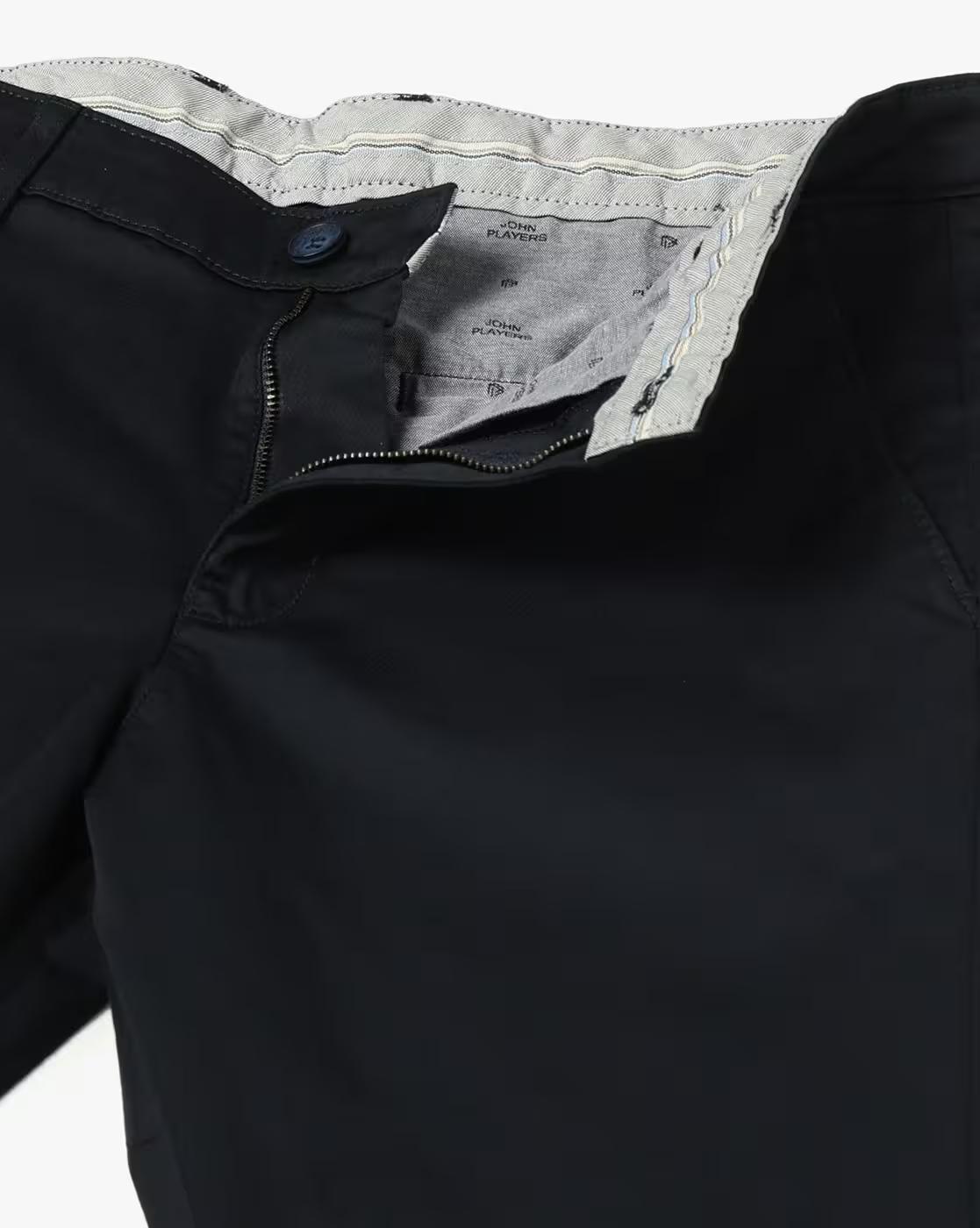 John Players | Men Slim Fit Stretchable Mid-Rise Chinos|4