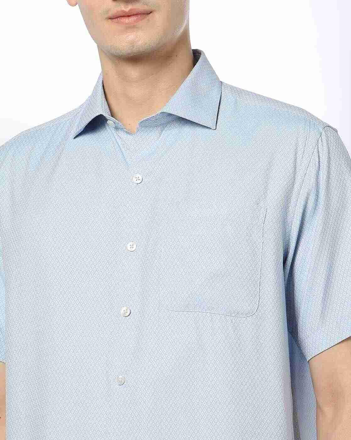JOHN PLAYERS | Men Checked Regular Fit Shirt|4