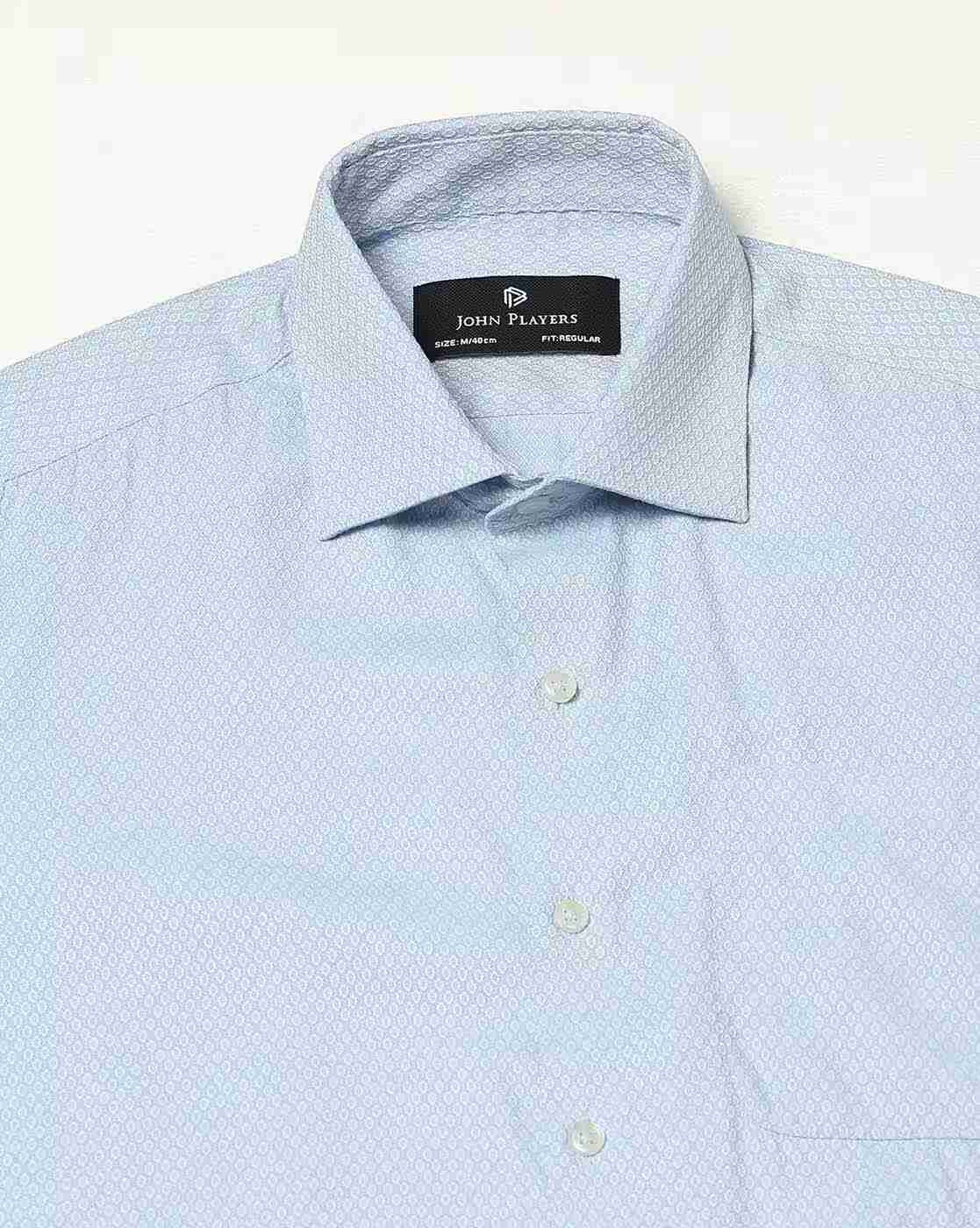 JOHN PLAYERS | Men Checked Regular Fit Shirt|5