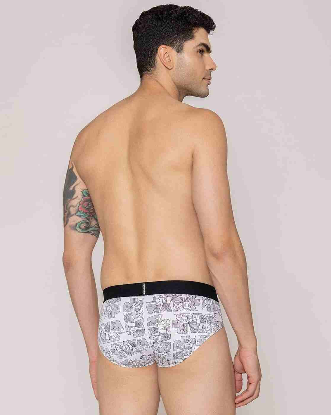 JOHN PLAYERS | Men Typographic Print Briefs|3