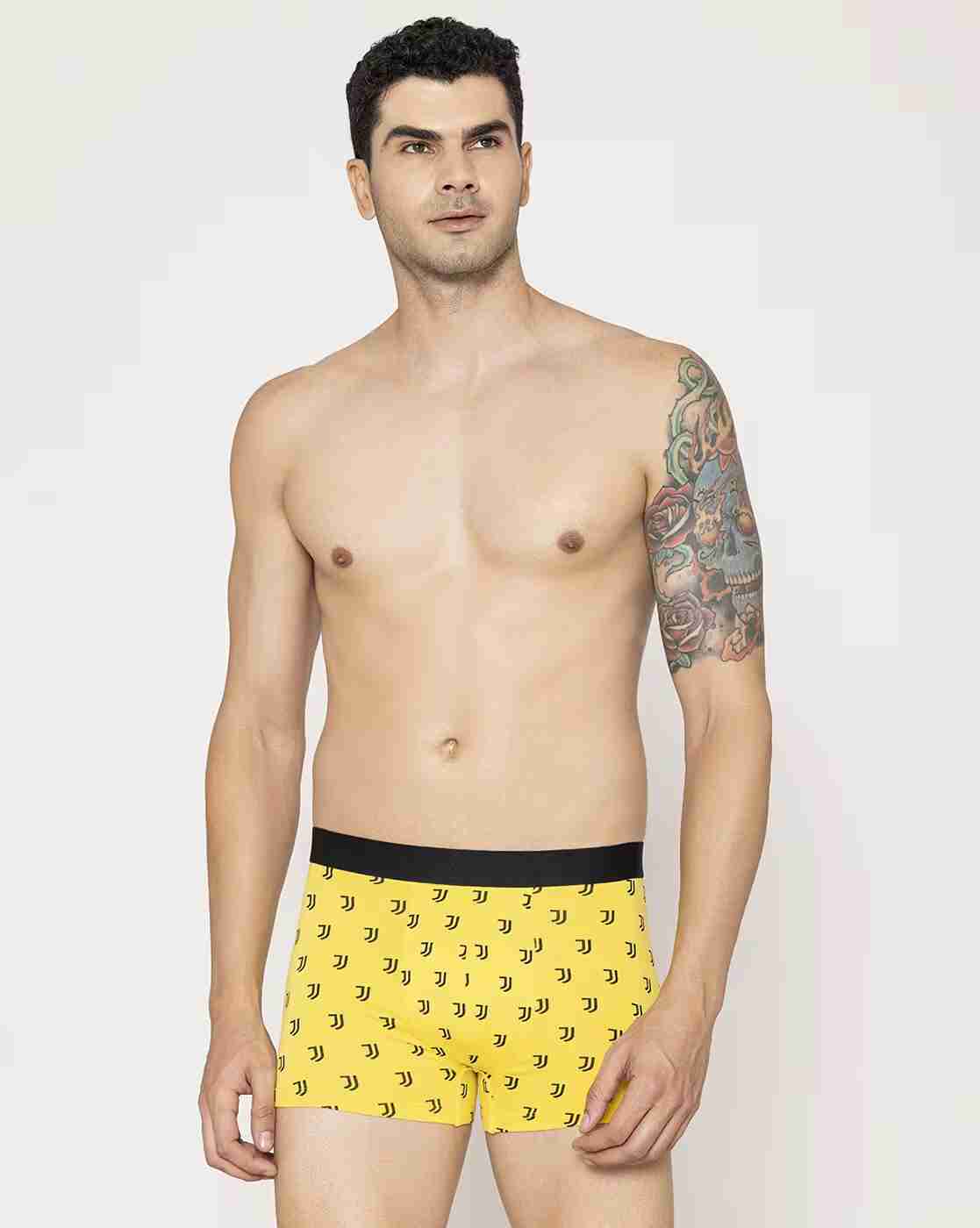 JOHN PLAYERS | Men Printed Trunks with Elasticated Waist|0