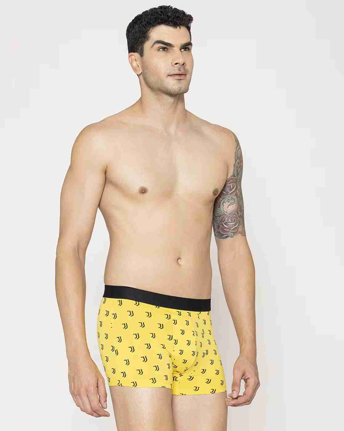 JOHN PLAYERS | Men Printed Trunks with Elasticated Waist|2