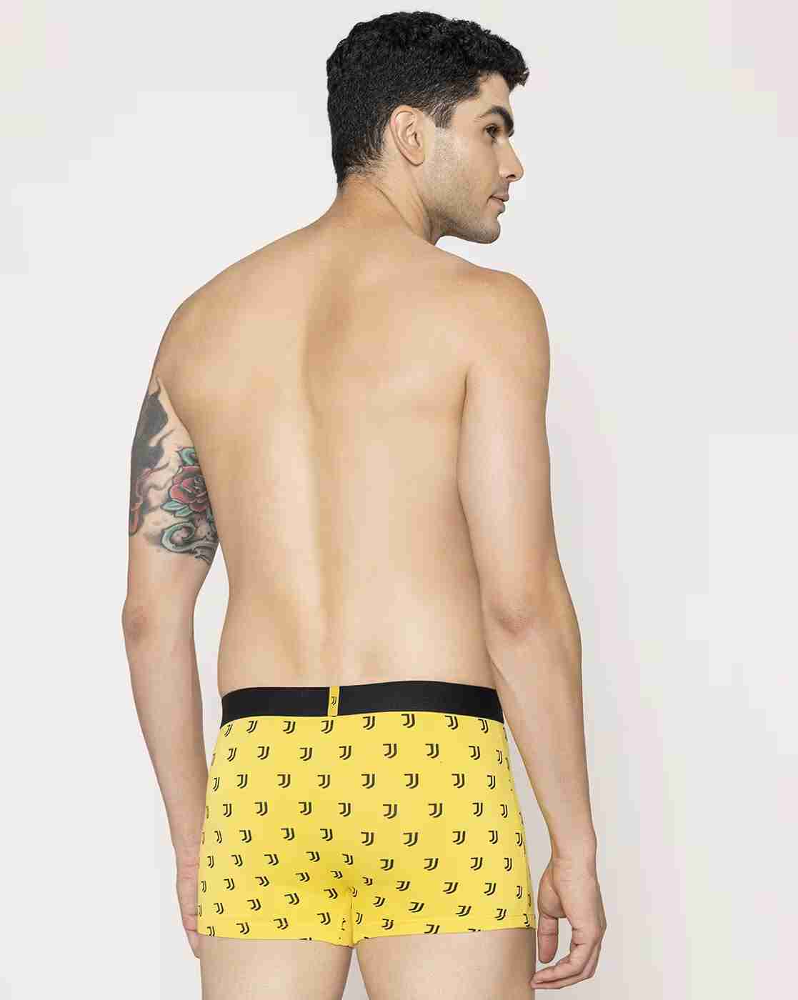 JOHN PLAYERS | Men Printed Trunks with Elasticated Waist|3