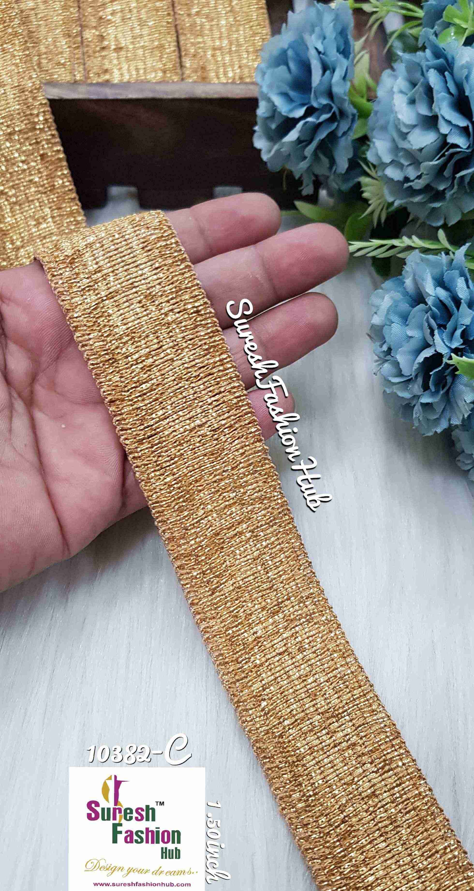 Golden Glitz Zari Lace Collection