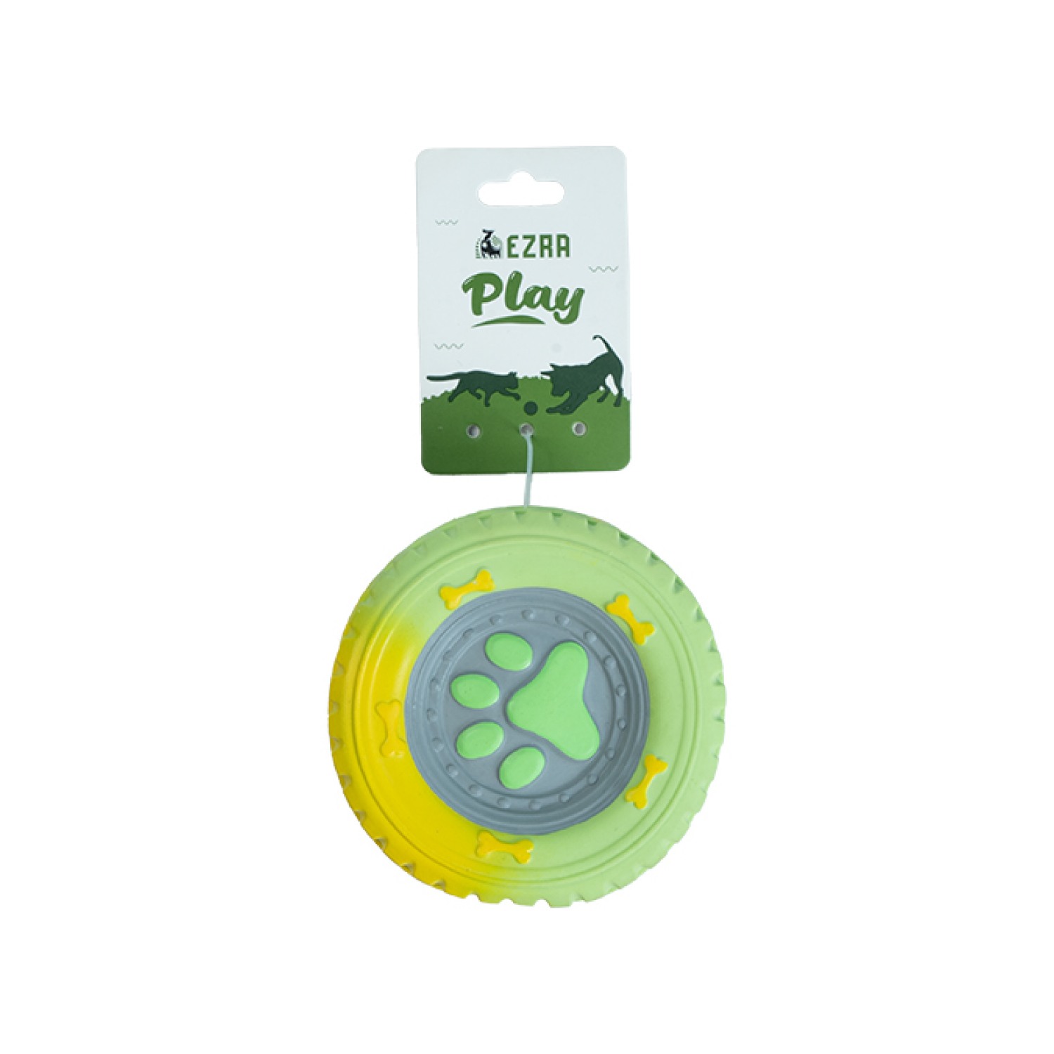 Ezra Play Tire E Squeaky Latex Toy