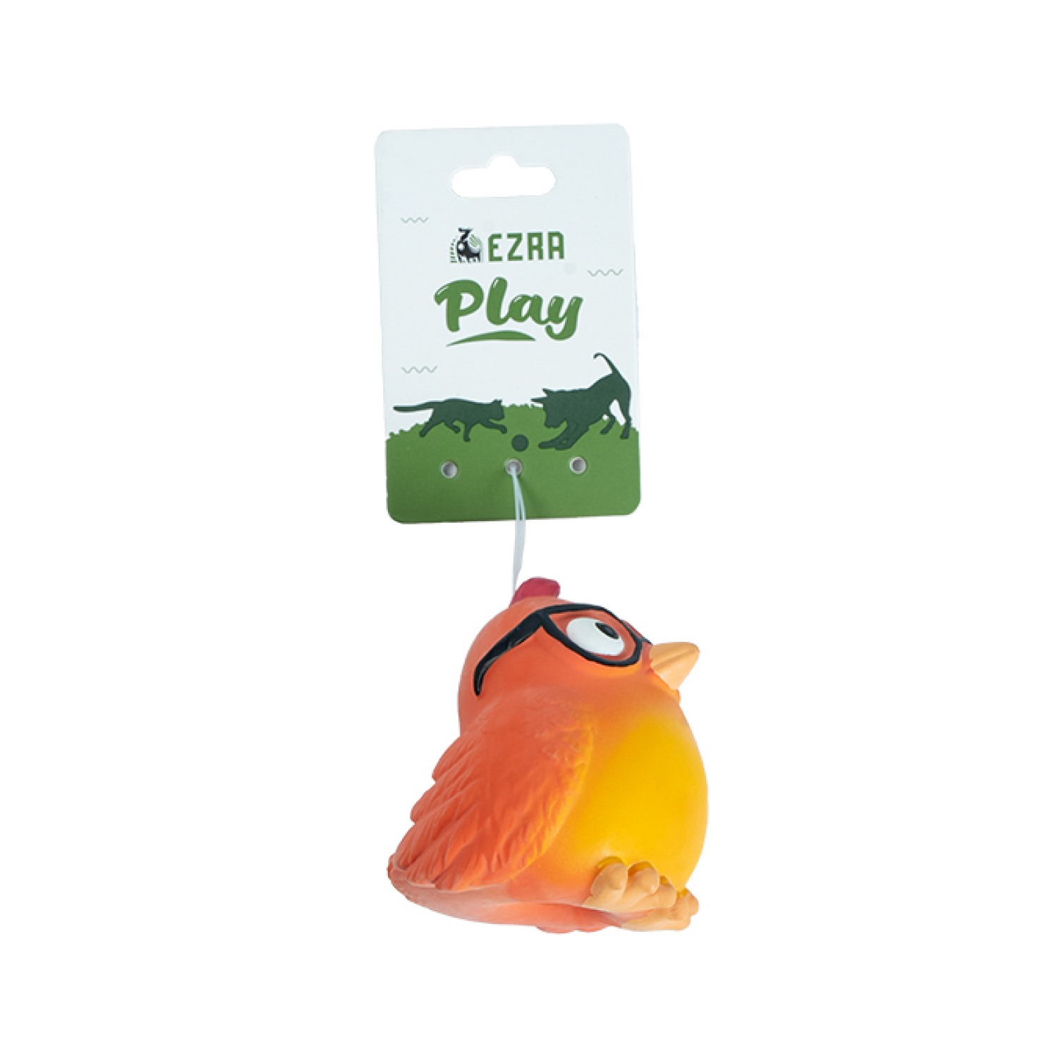 Ezra Play Glasses Chicken Squeaky Latex Toy