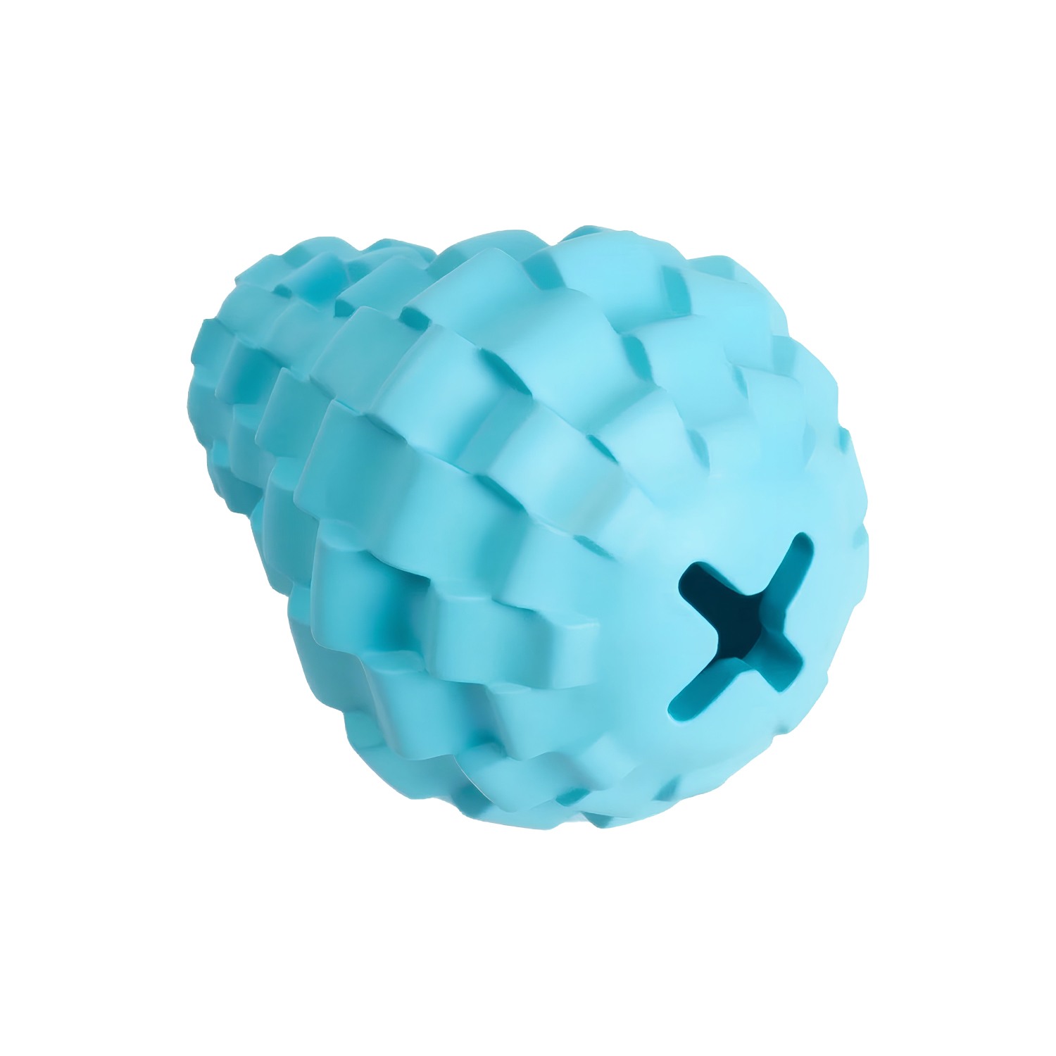Ezra Play Refillable Devil Emoji Ball - Blue Rubber Toy