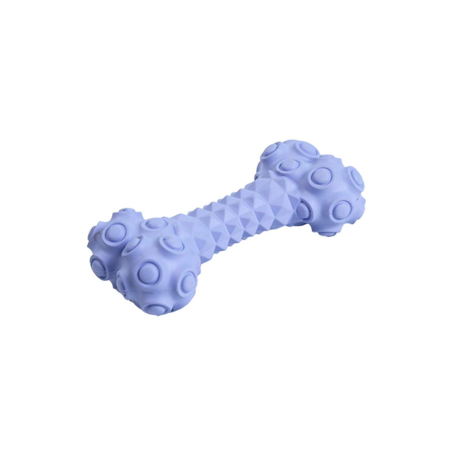 Ezra Play Jewel Bone - Purple Rubber Toy
