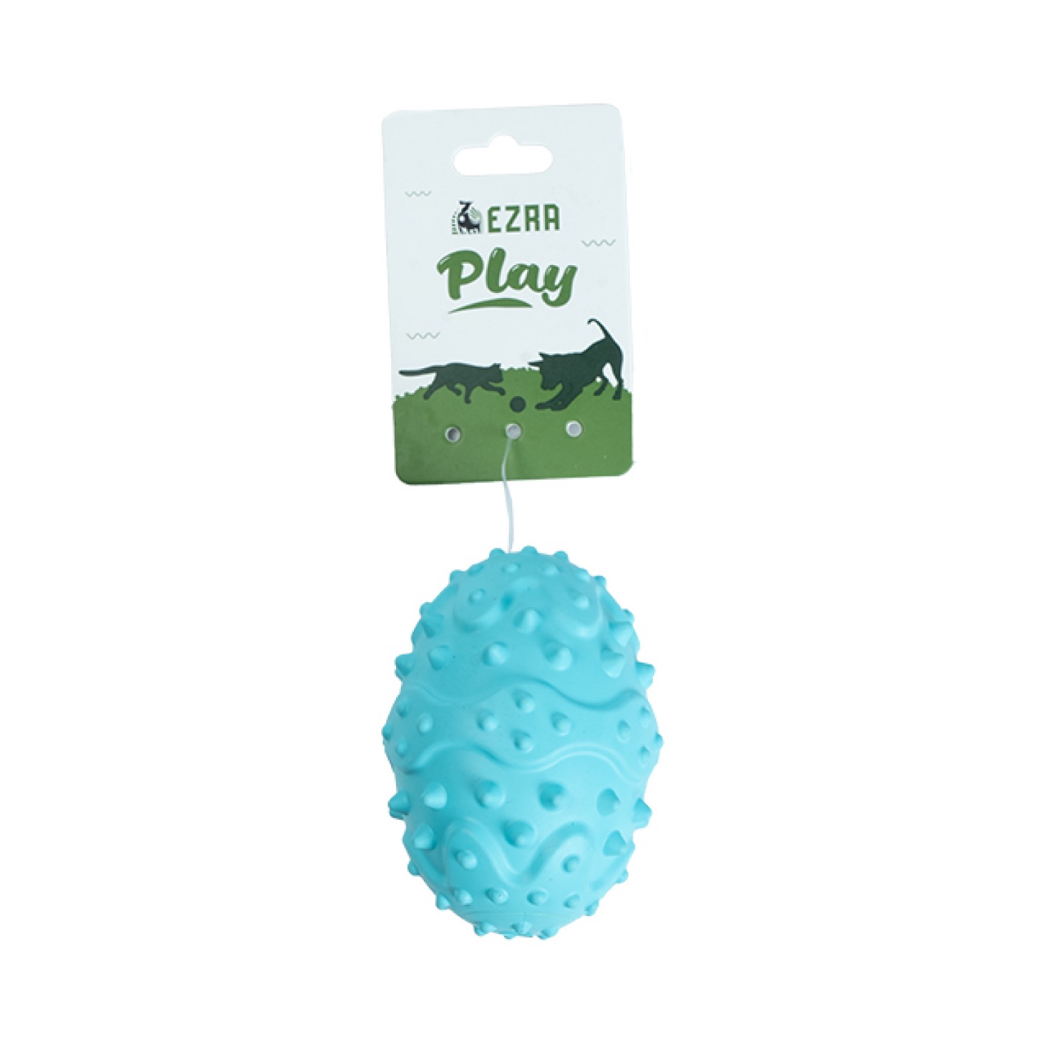Ezra Play Refillable Pear - Blue Rubber Toy