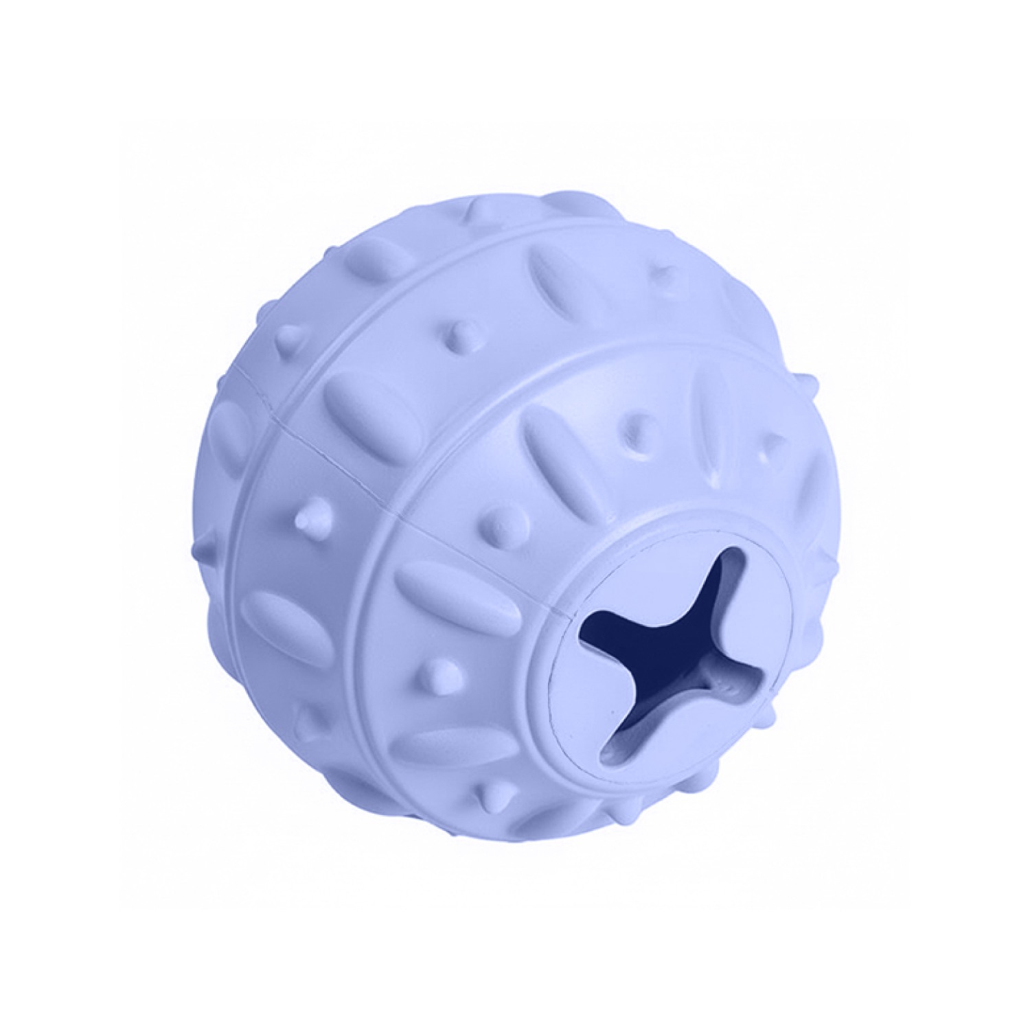 Ezra Play Bamboo Ball - Purple Rubber Toy