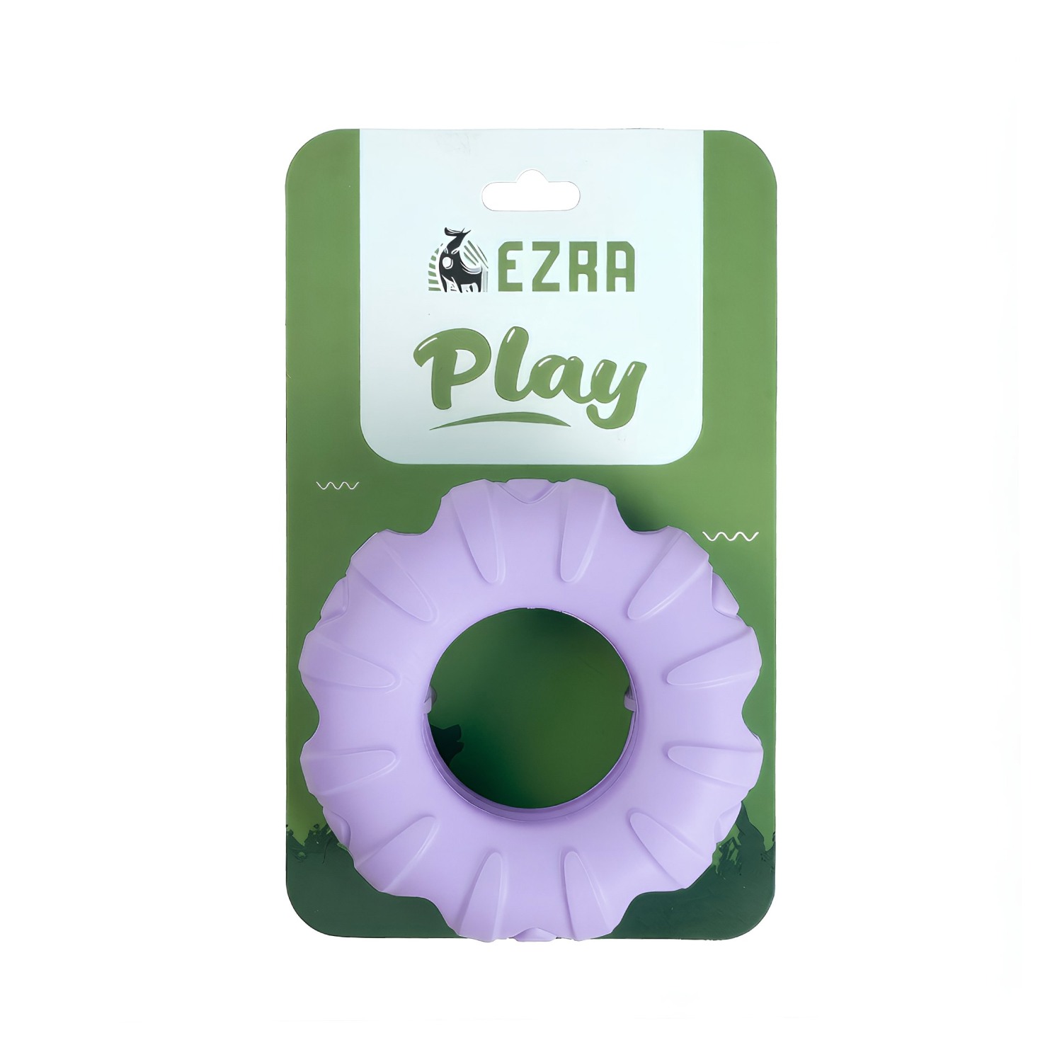 Ezra Play Gemstone Ring - Purple Rubber Toy