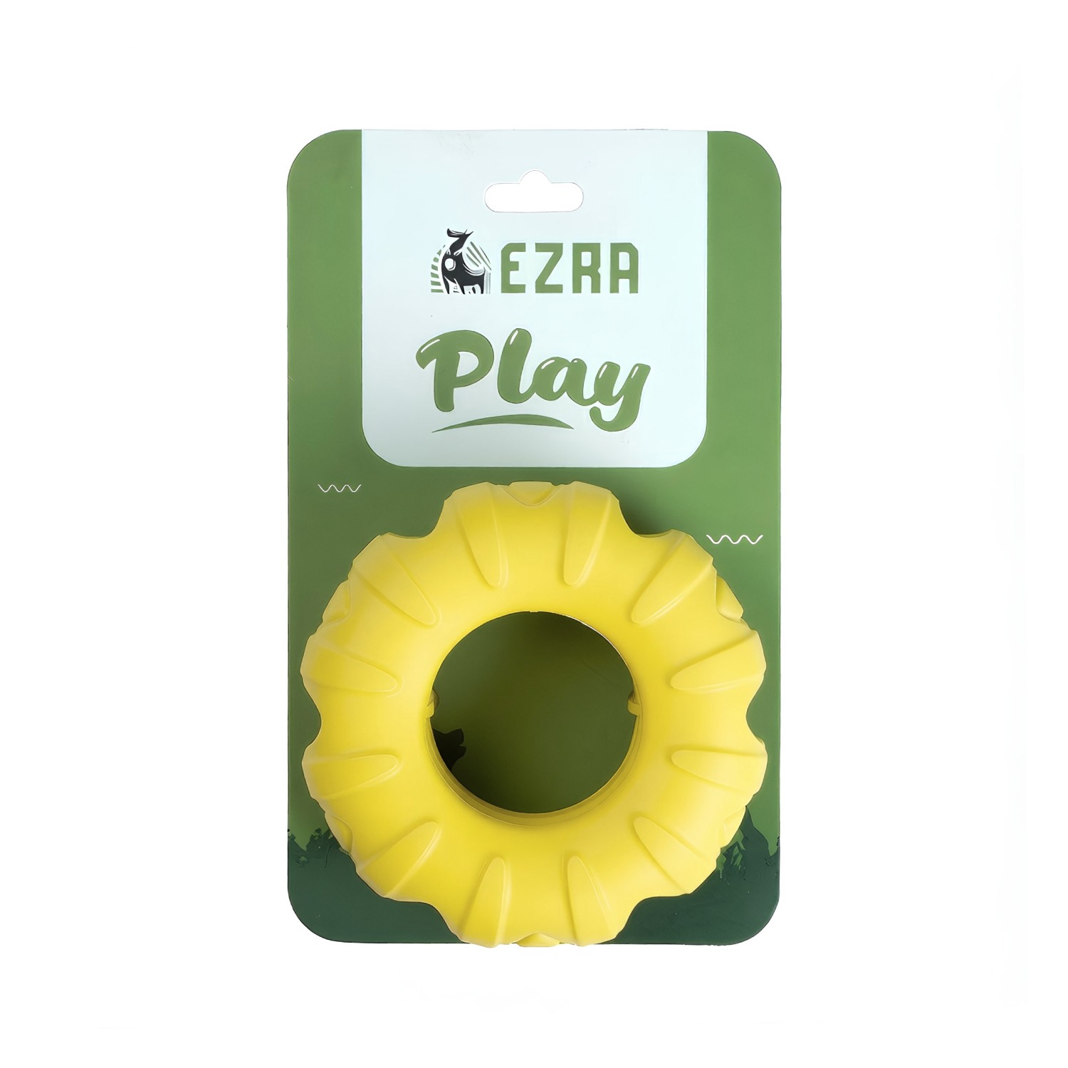 Ezra Play Gemstone Ring - Yellow Rubber Toy