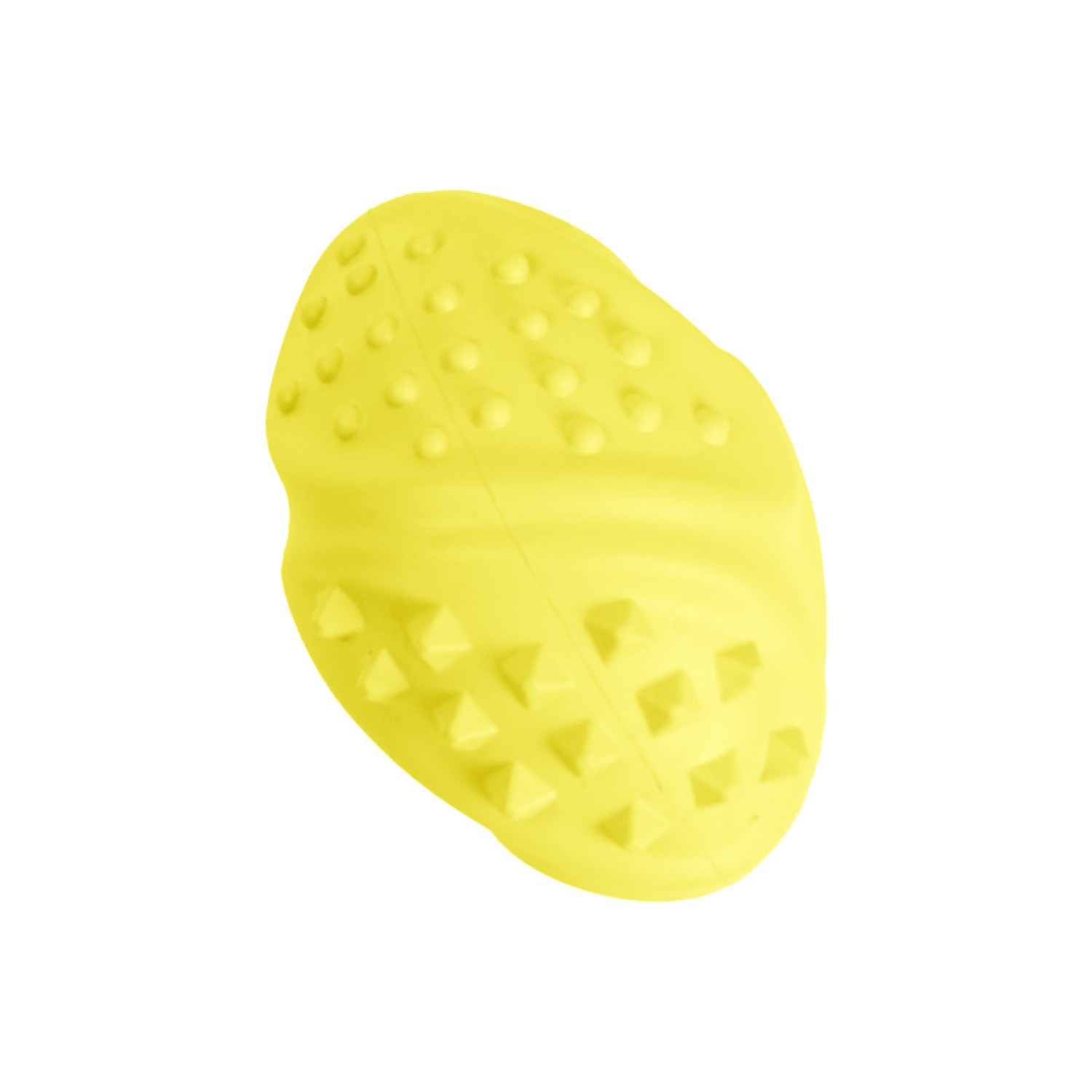 Ezra Play Treat Ball - Yellow Rubber Toy