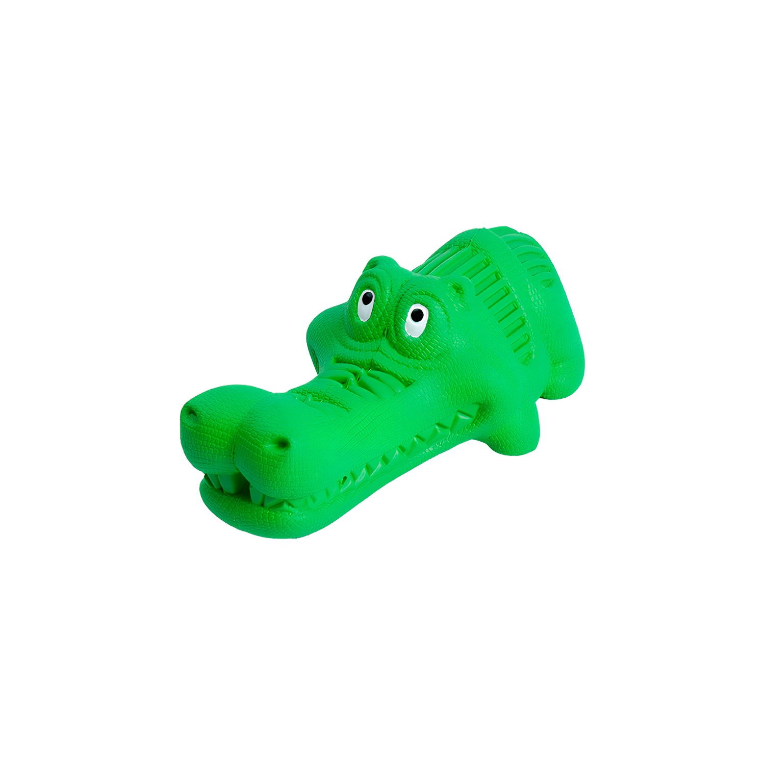 Ezra Play Crocodile - Green Rubber Toy