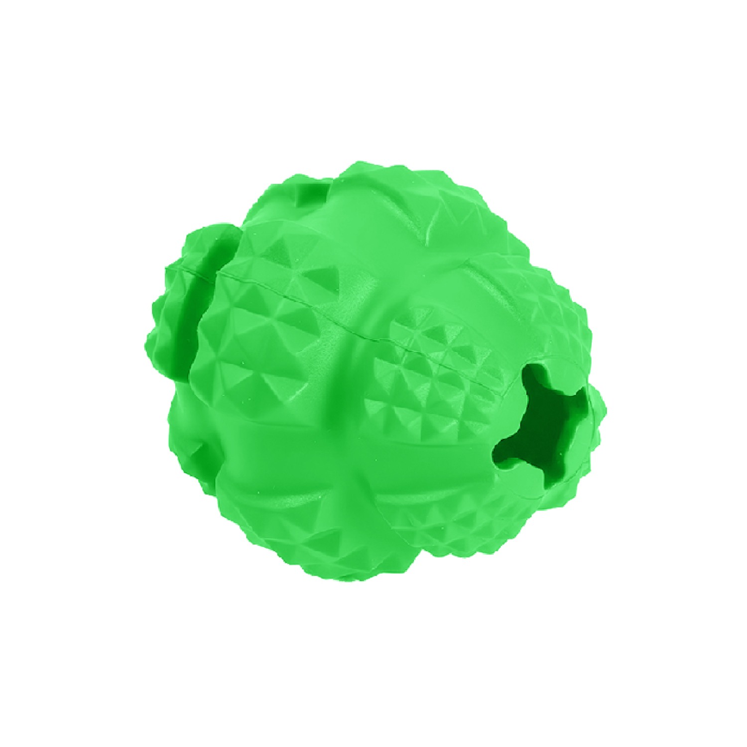 Ezra Play Treat Balloon - Green Rubber Toy