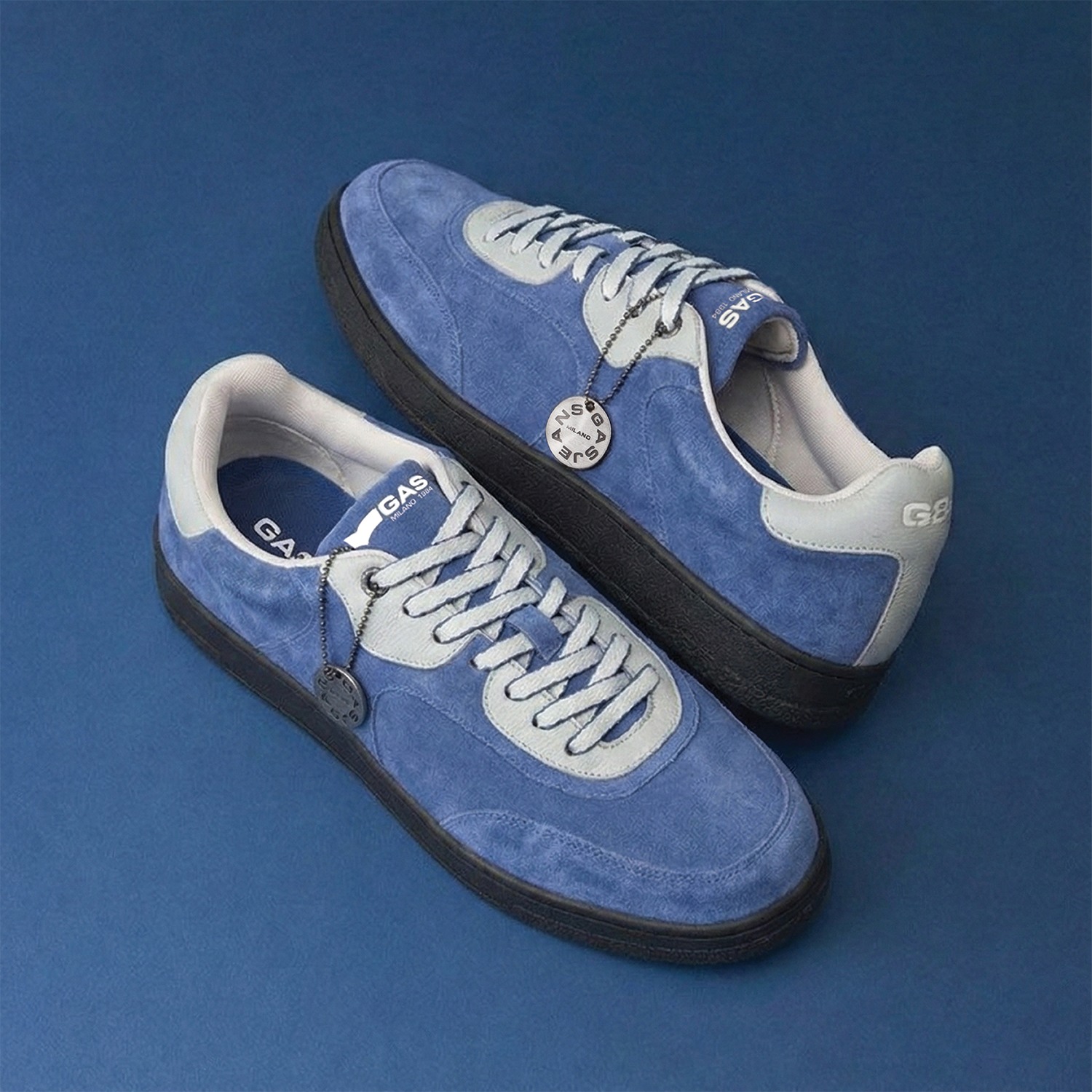 Men Figo Blue Grey Sneaker