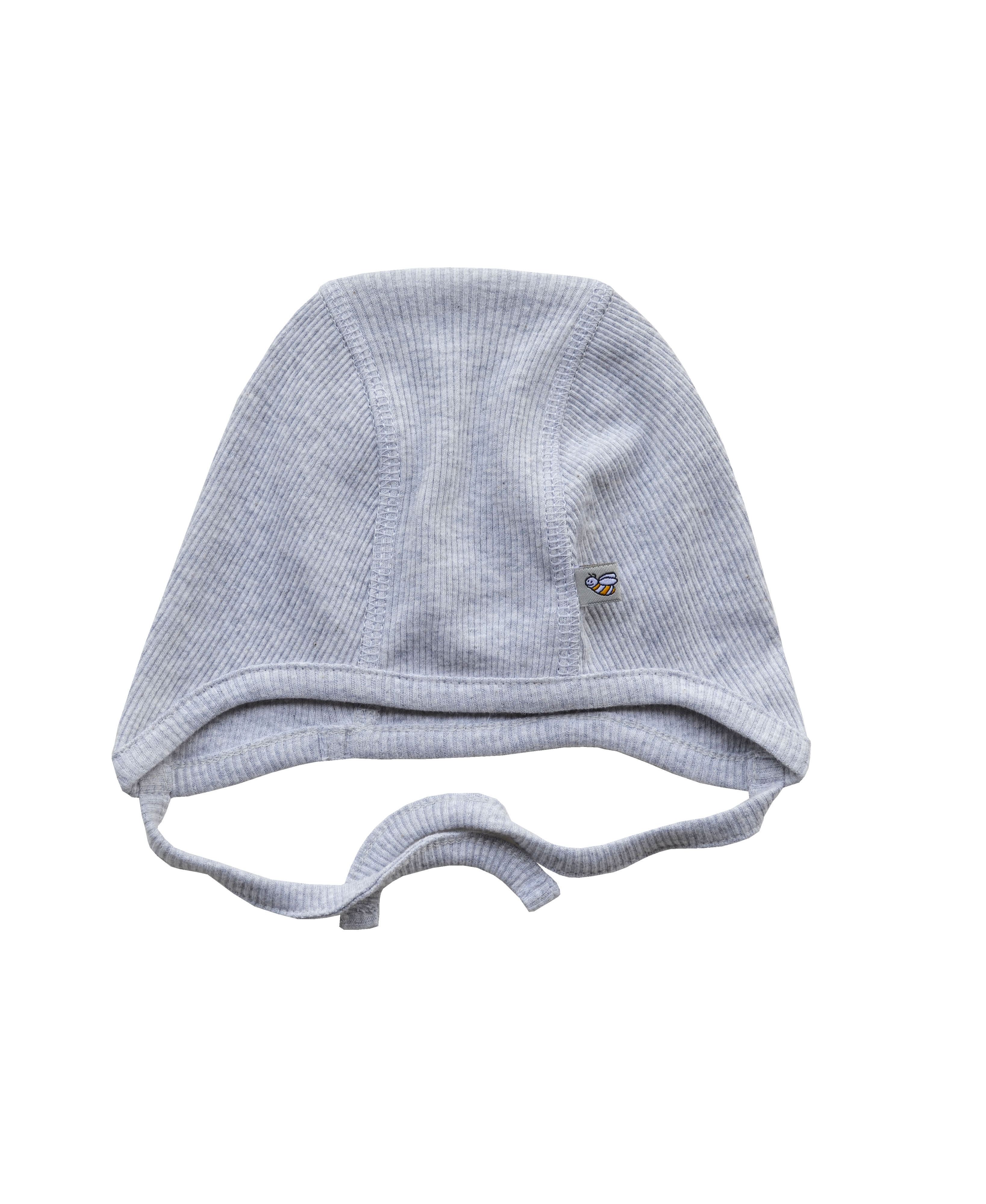 Grey Melange Cap (100% Cotton Rib)