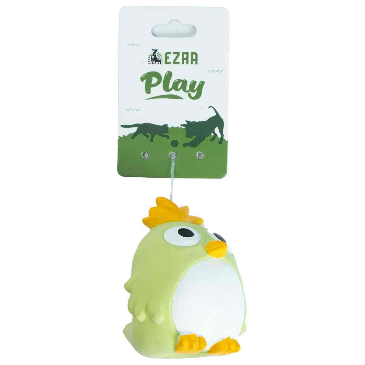 Ezra Play Young chicken Bird Squeaky Latex Toy