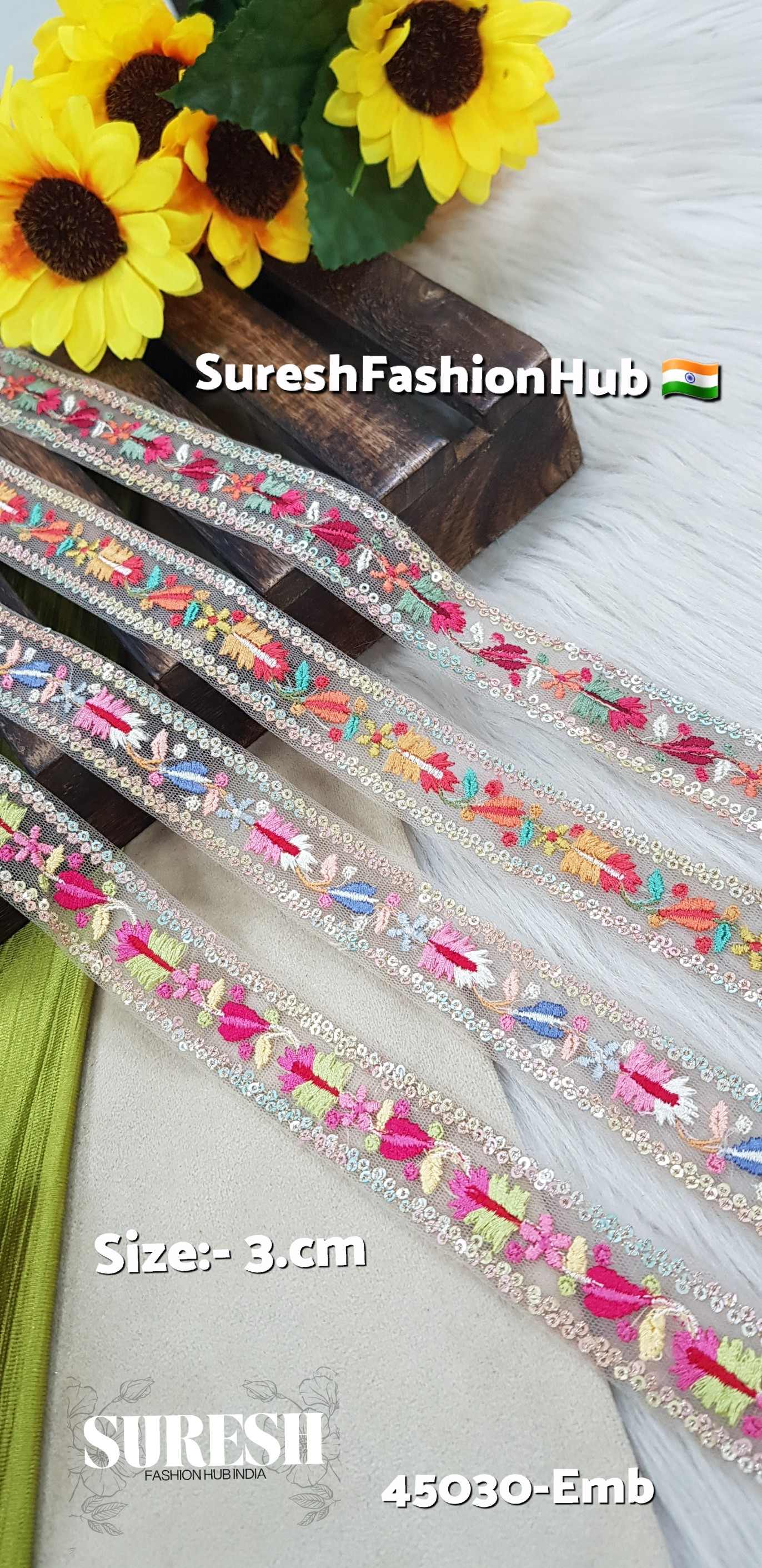 Pastel Bloom Moff Net Lace – Colour No. 2