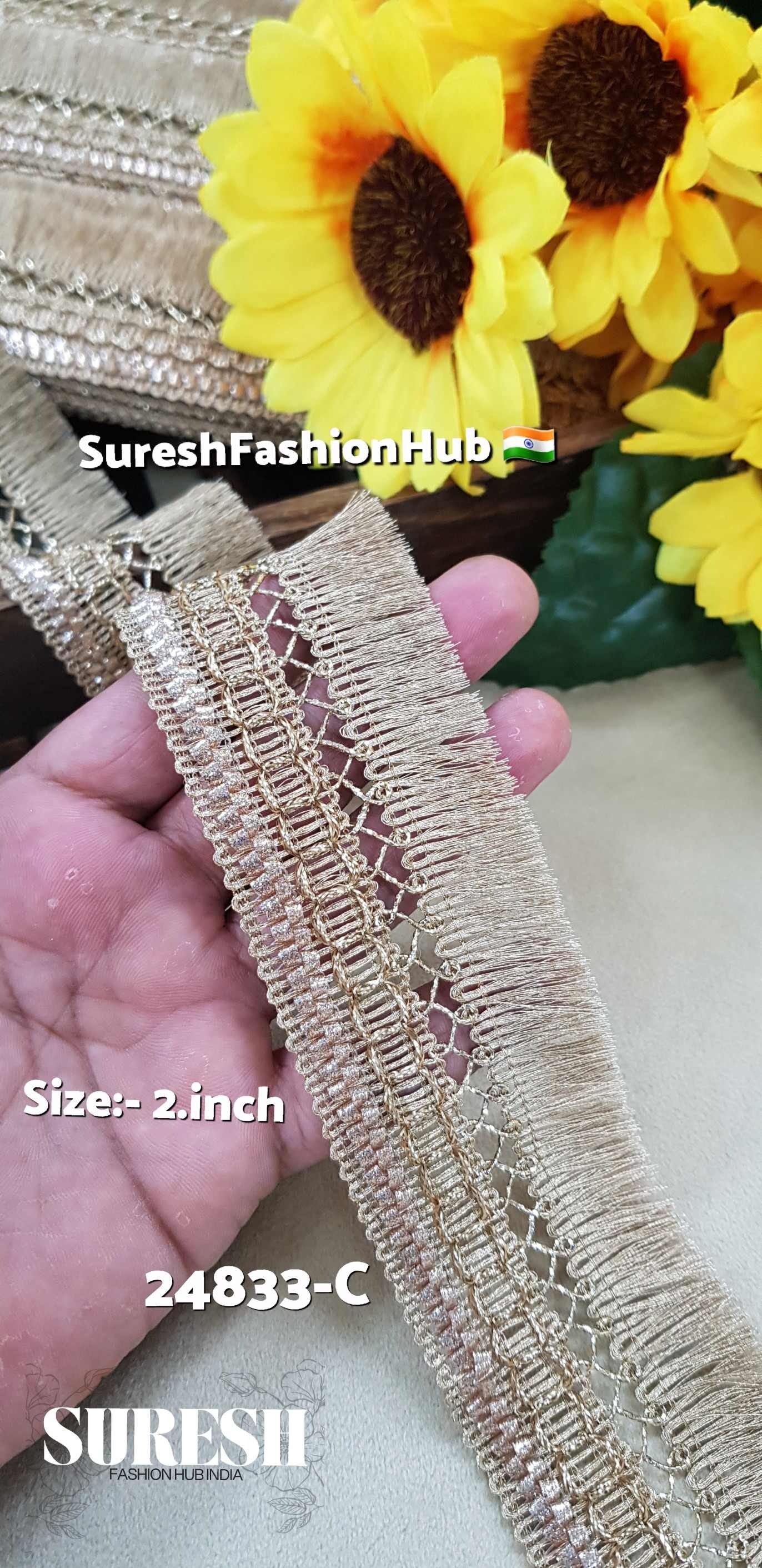 Pearl Jhalar Fringe Lace