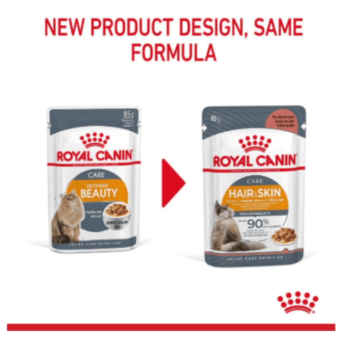 Royal Canin Hair & Skin Care Adult Gravy Cat Wet Food – 85 g