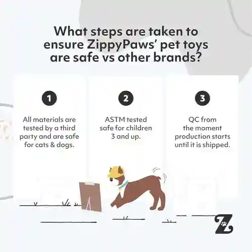 Zippy Paws Zippy Chocolate Tuff Donutz Plush Toy for Dogs