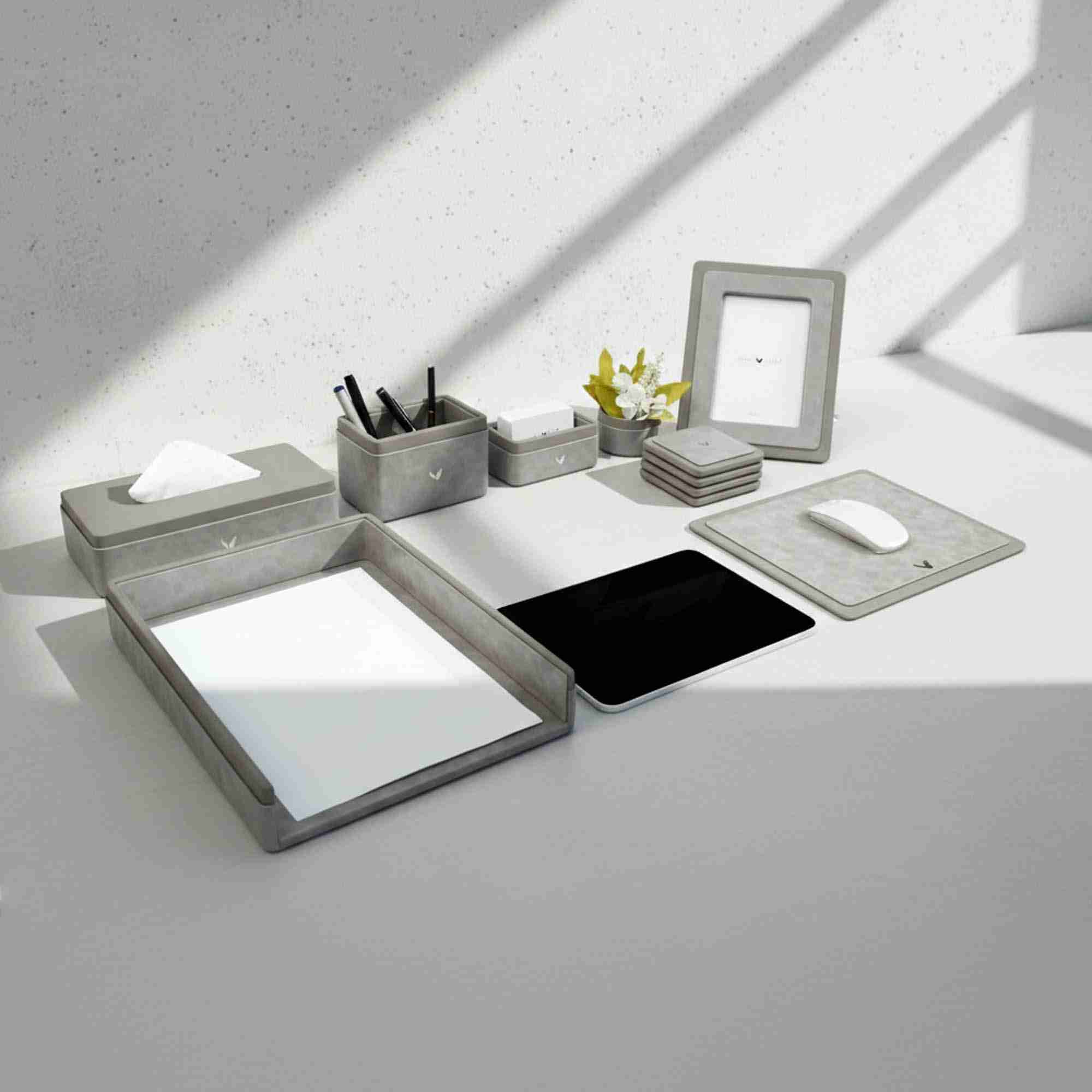 Desk Set | Light | SO8 | Moderno | Grey