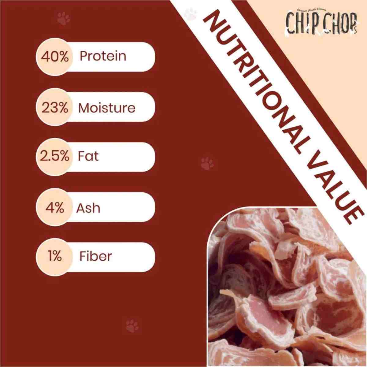 Chip Chops Chicken Squares Dog Treat - 70gm