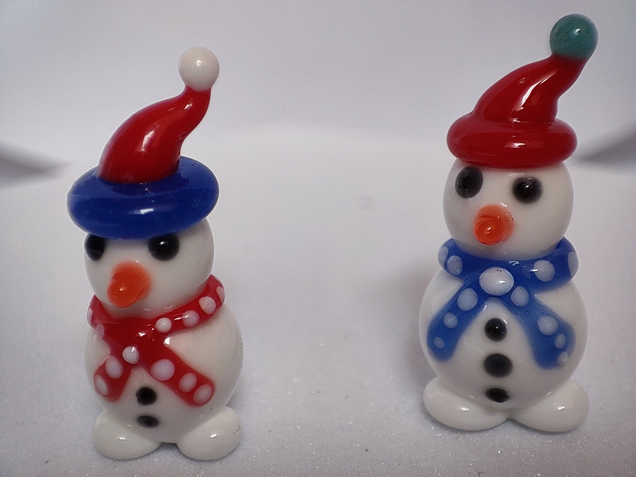 Glass Miniature snowman